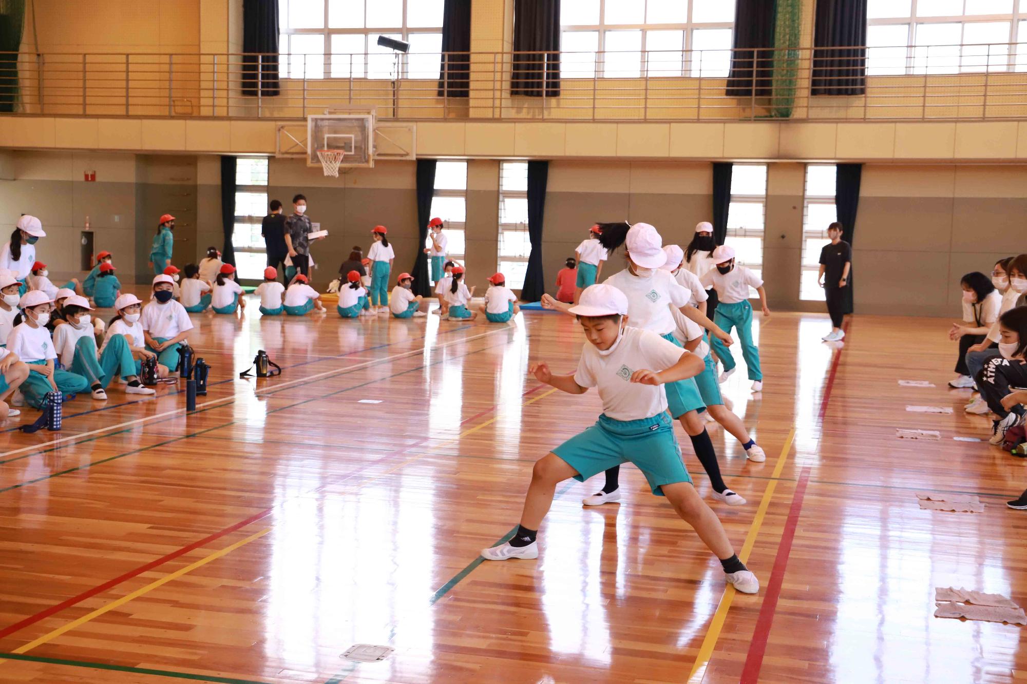 竜王東小学校体力テスト