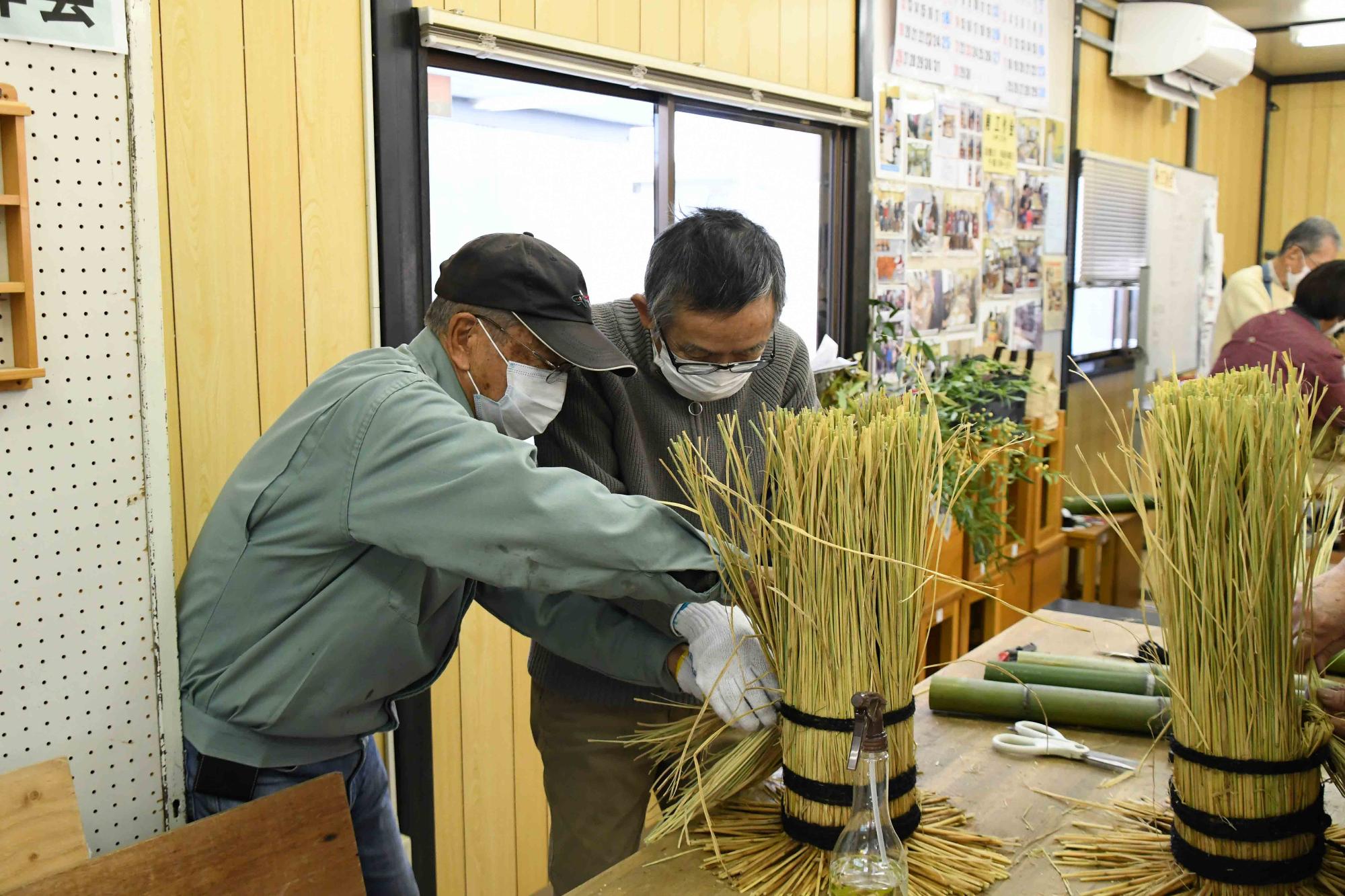 1226門松でお正月
