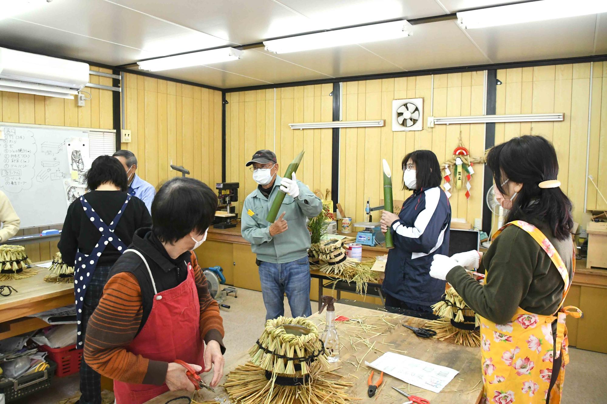 1226門松でお正月