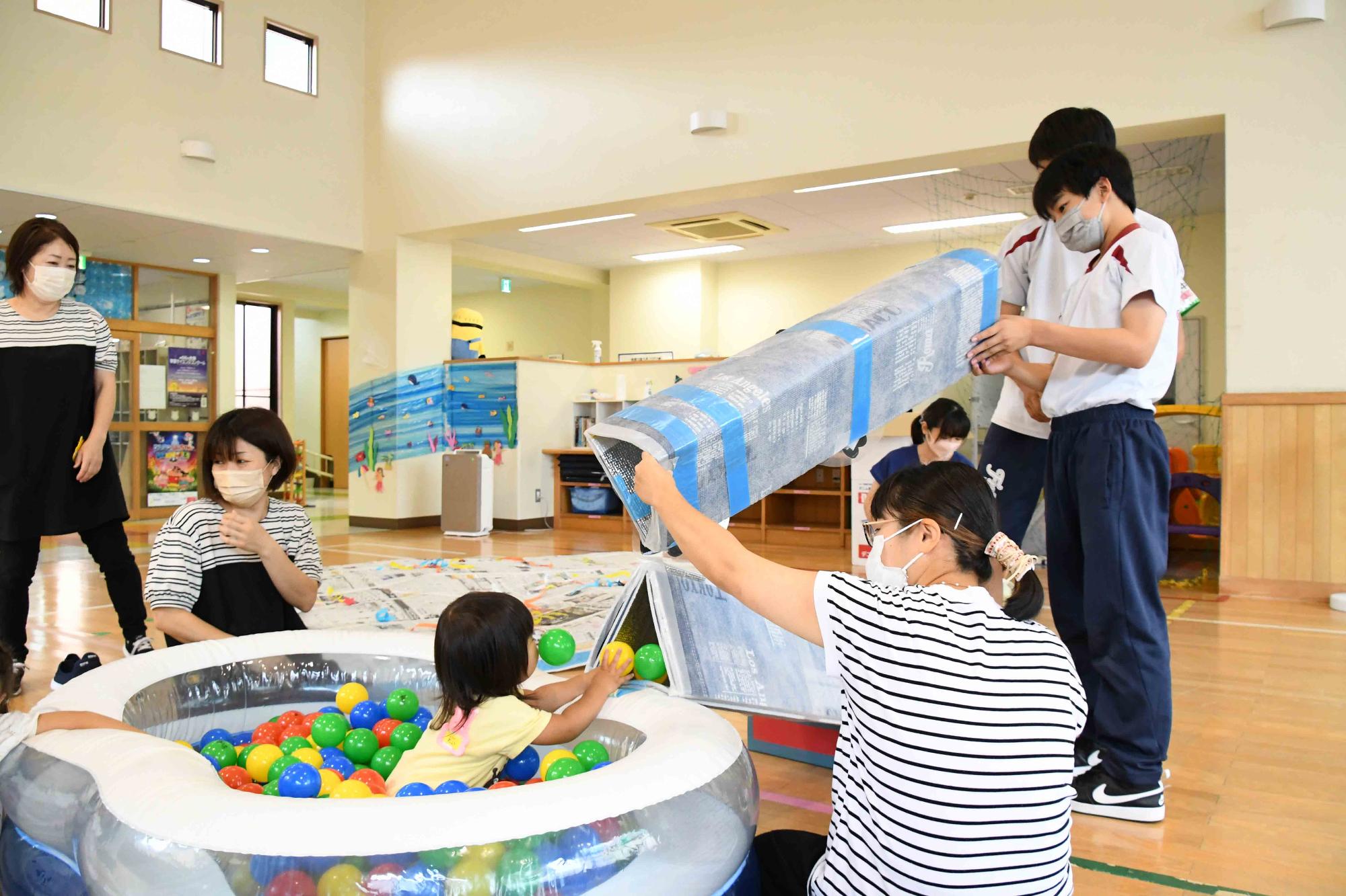 20220714敷島ふれあい中央児童館ボールプール