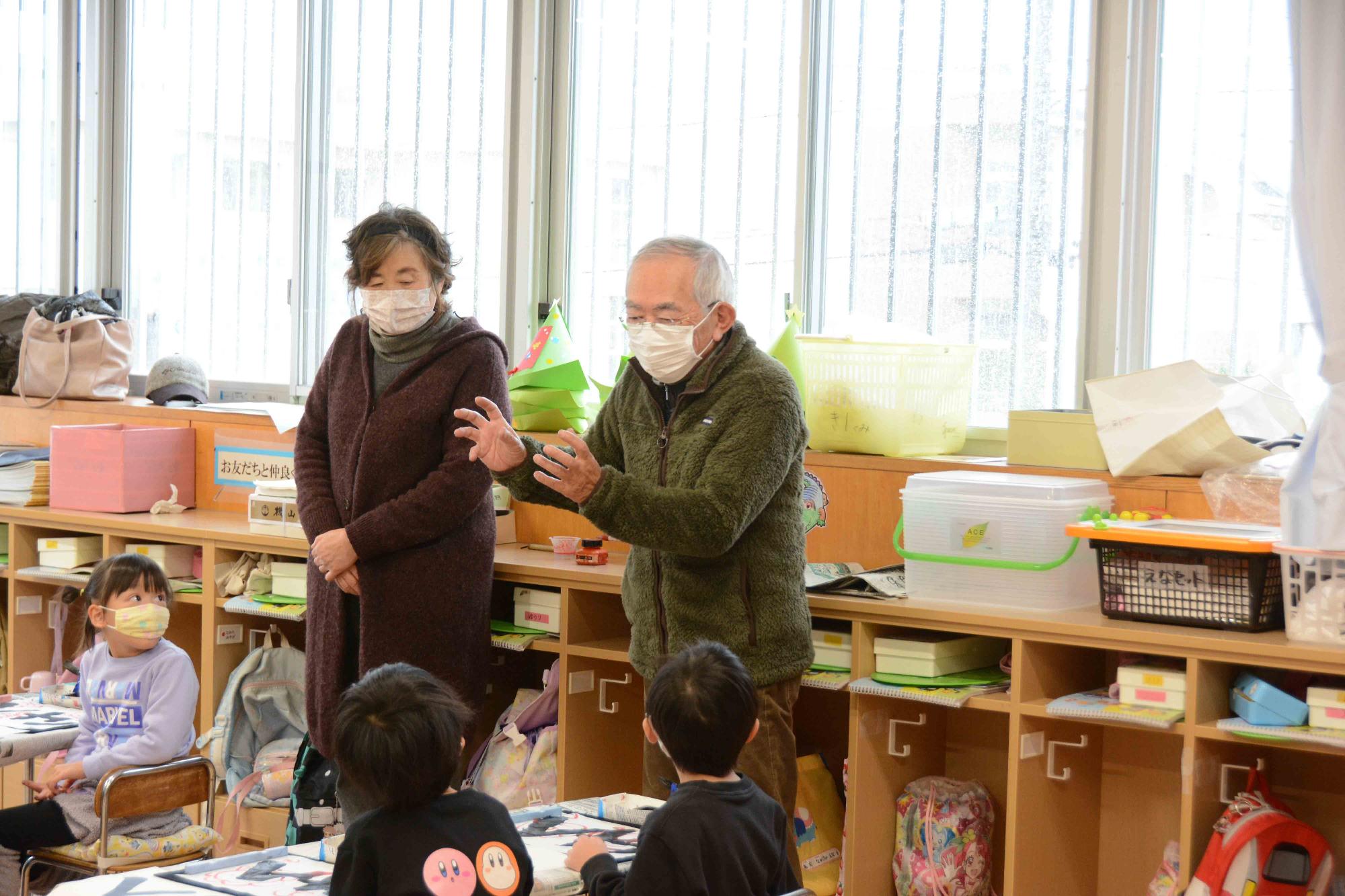 20221222敷島保育園書道教室