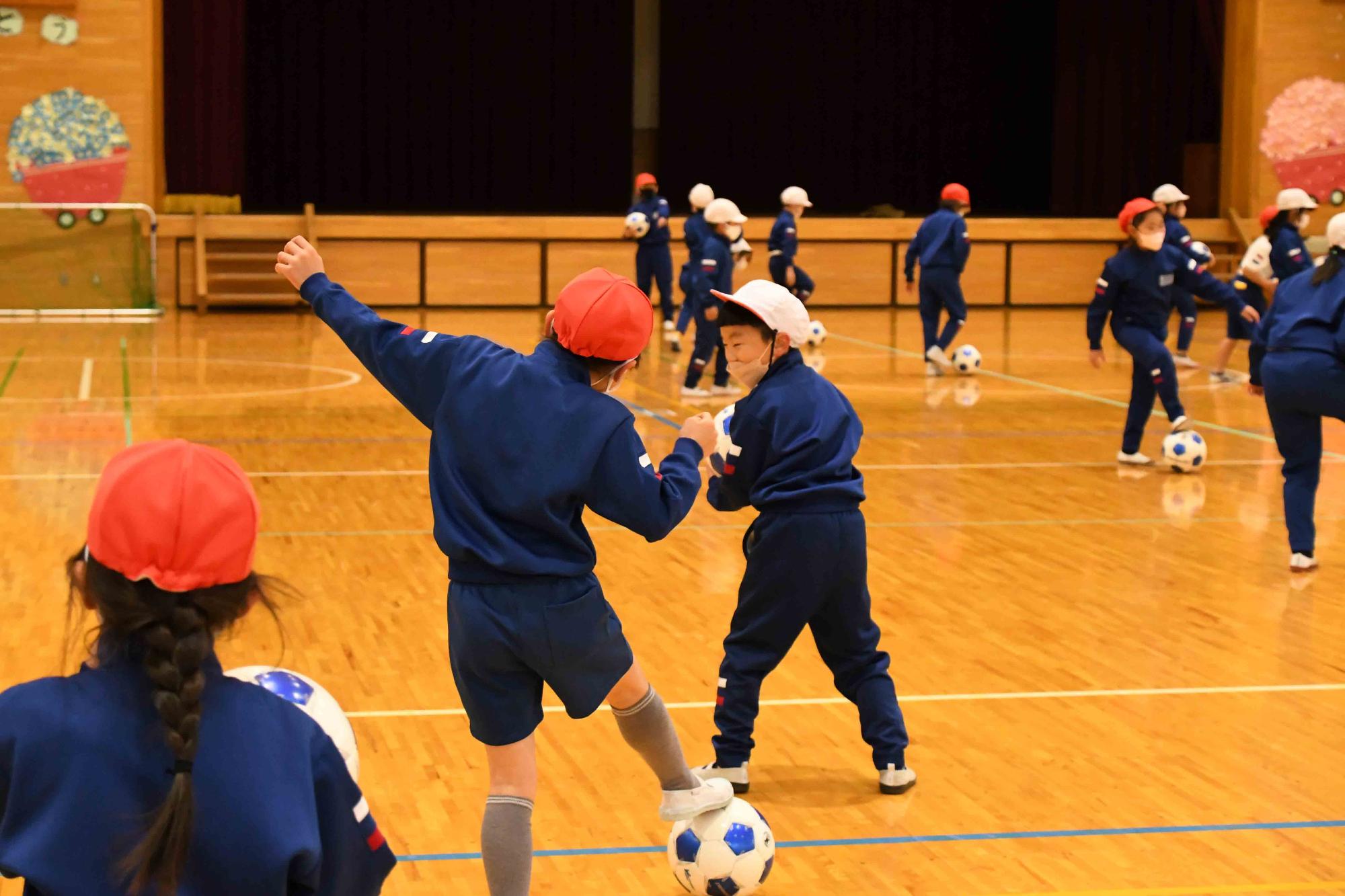 20221222双葉西小学校サッカー教室