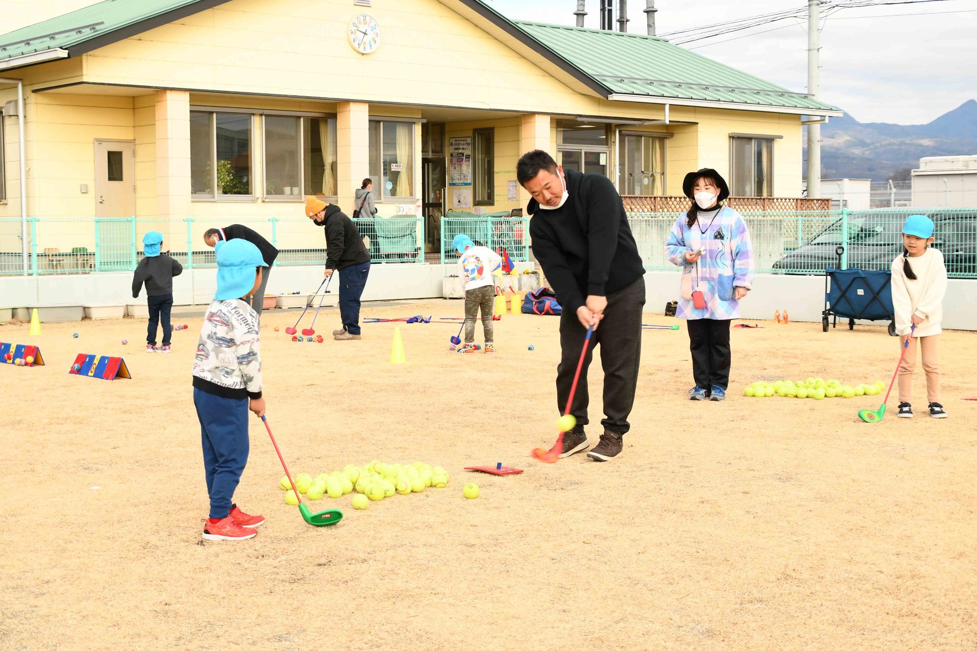 20230117竜王中央保育園スナッグゴルフ