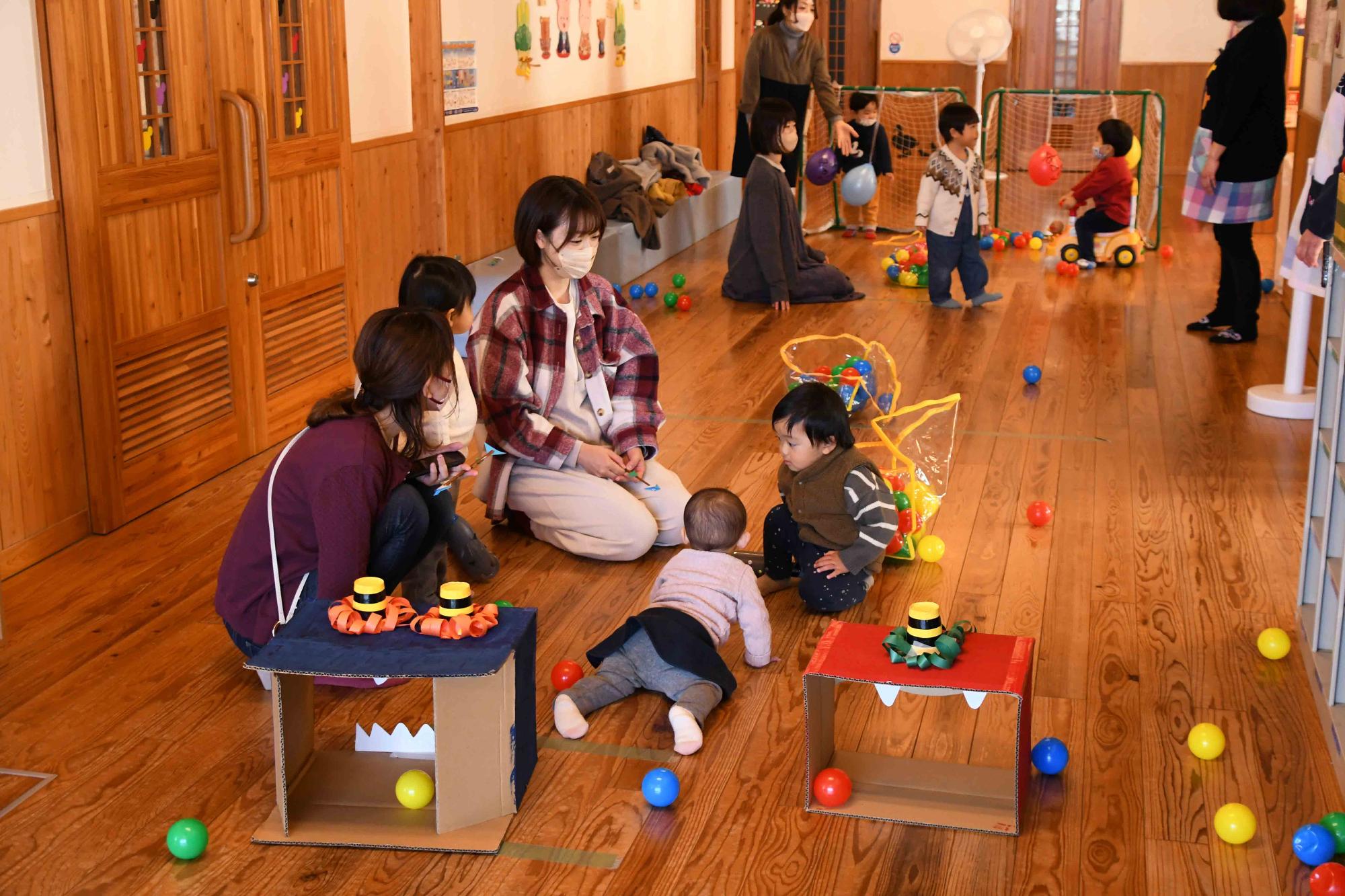 20230131竜王ふれあい館節分あそび