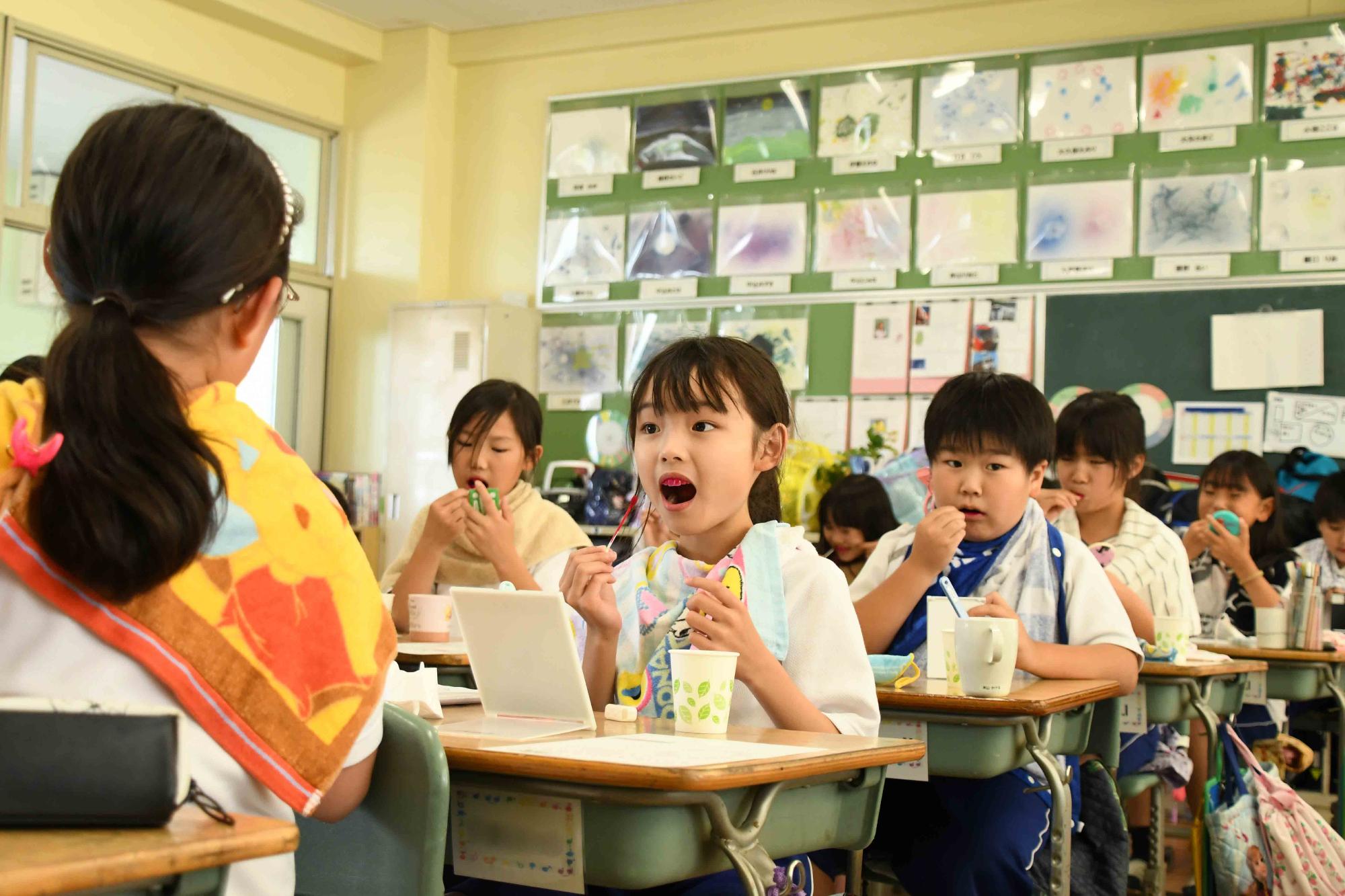 20230619敷島南小学校歯磨き指導