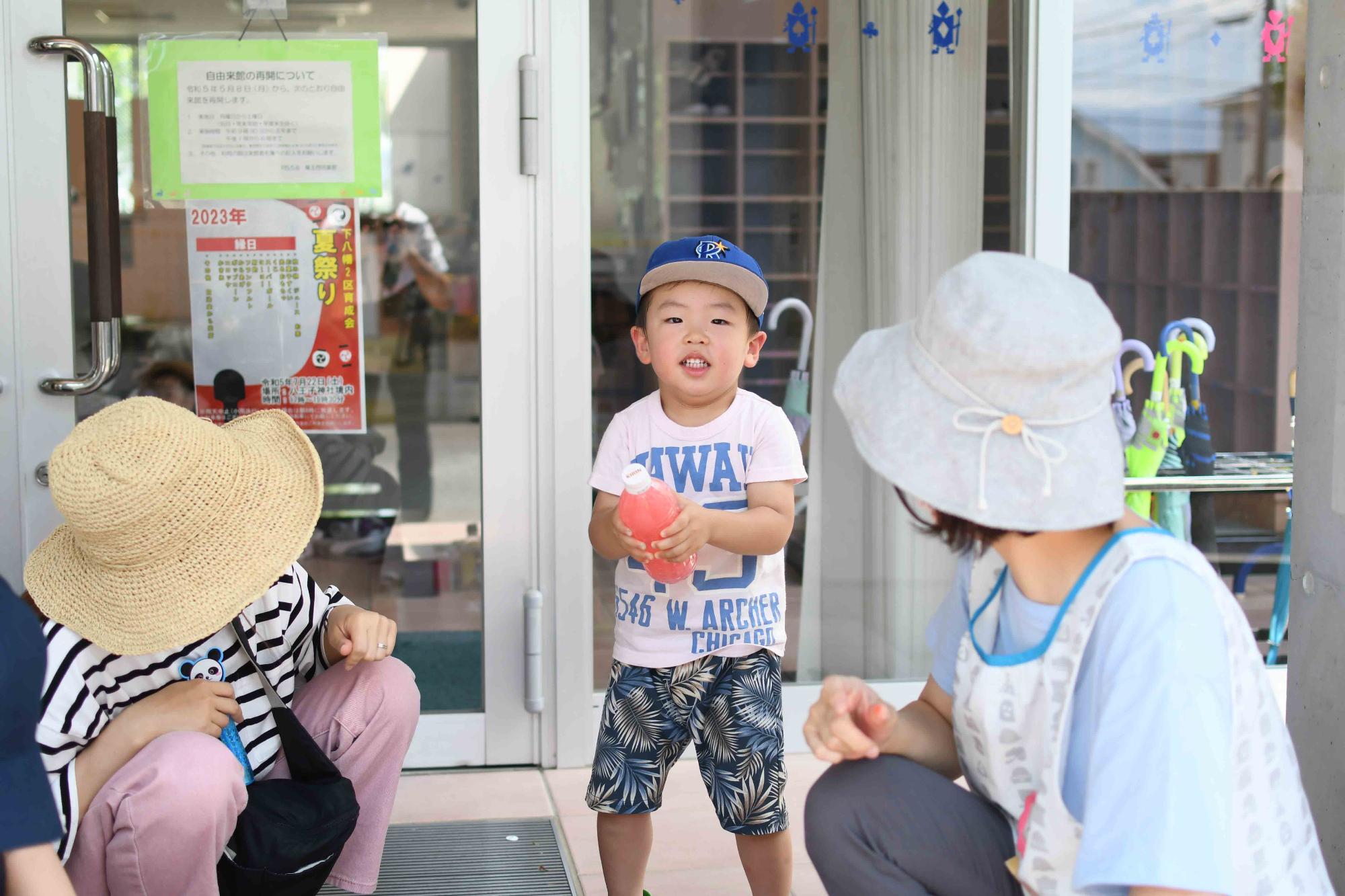20230711竜王西児童館シャボン玉遊び