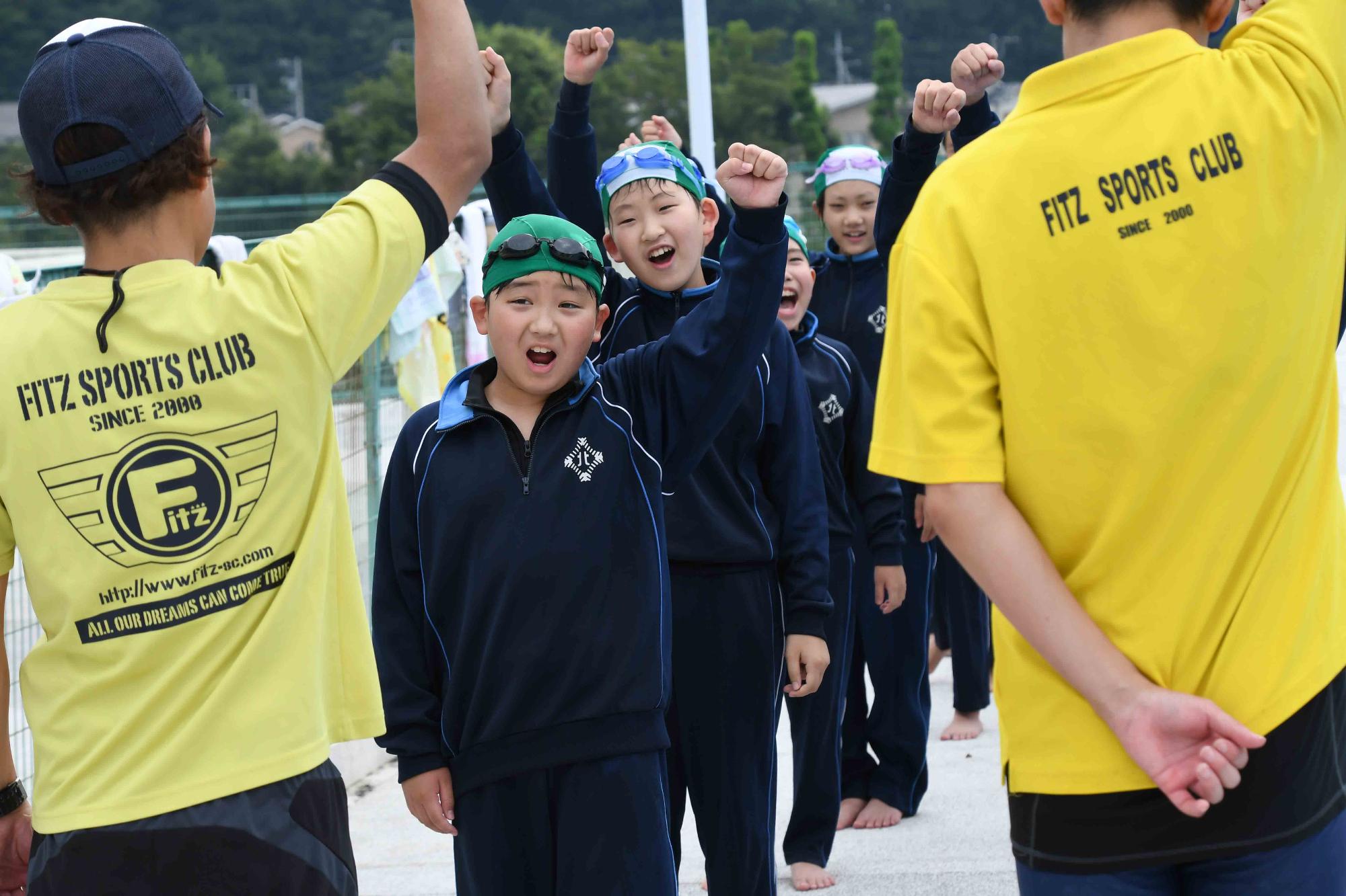 20230719敷島北小学校着衣泳体験教室