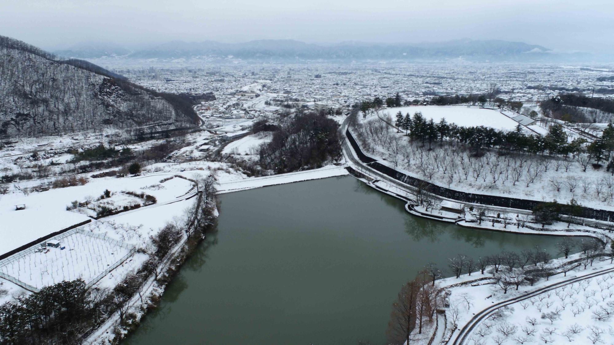 20240206市内に今年初めての積雪