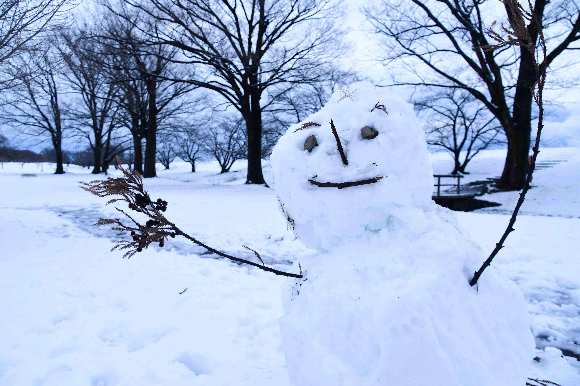 20240206市内に今年初めての積雪