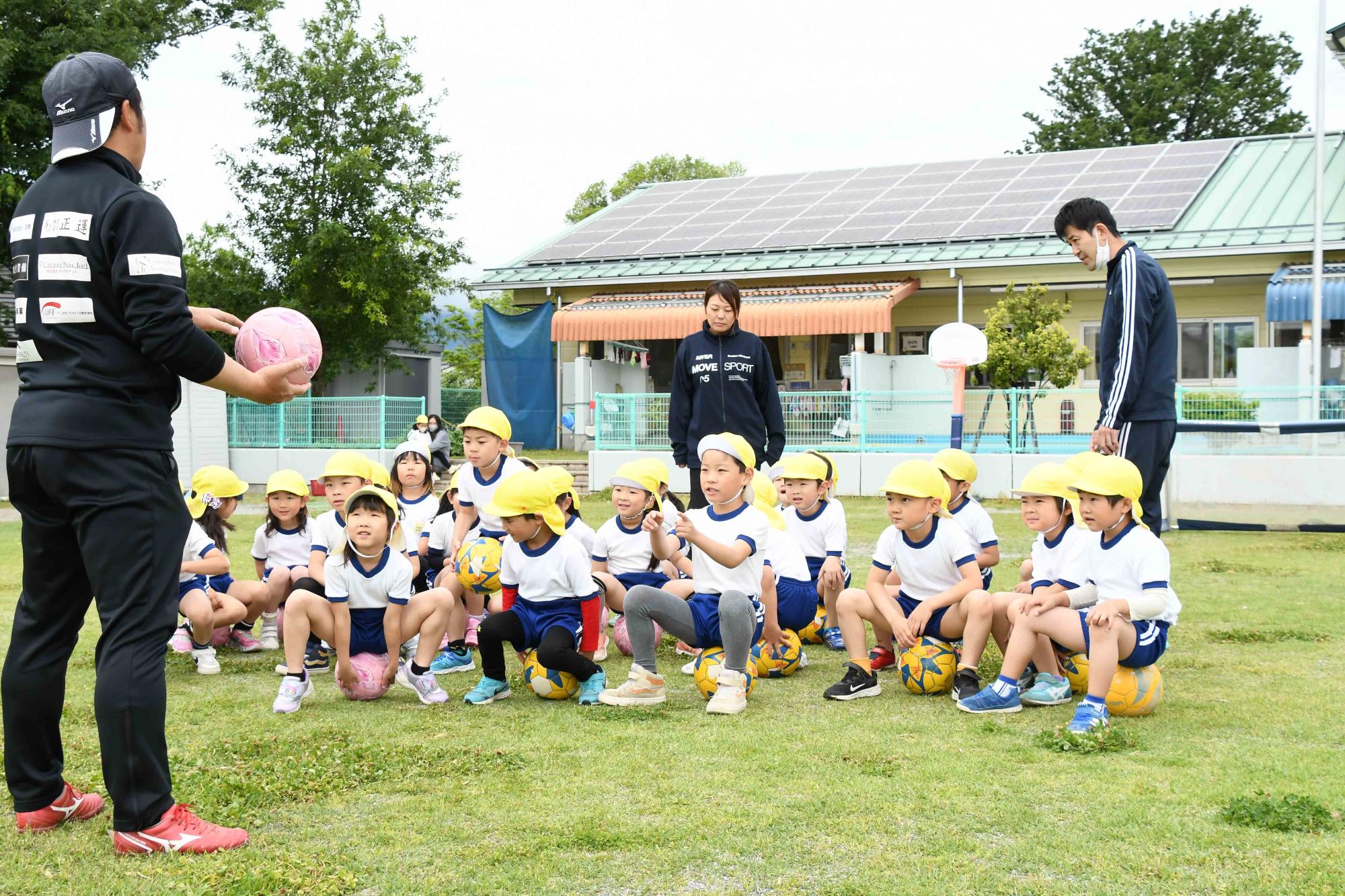 20240509竜王中央保育園サッカー教室