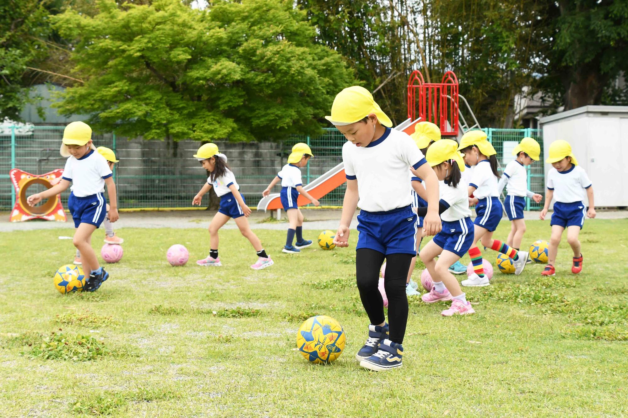 20240509竜王中央保育園サッカー教室