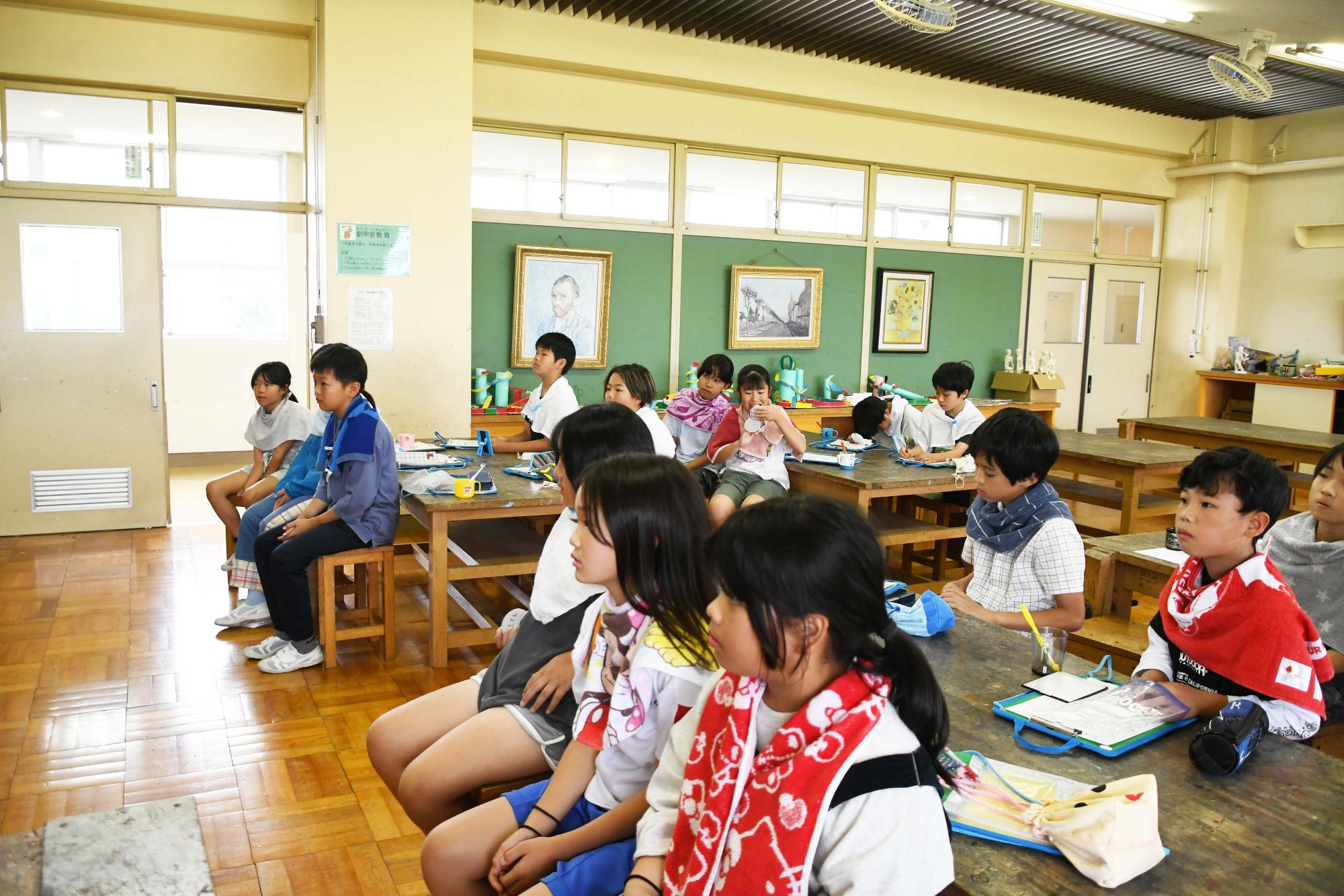 20240628竜王西小学校歯磨き指導