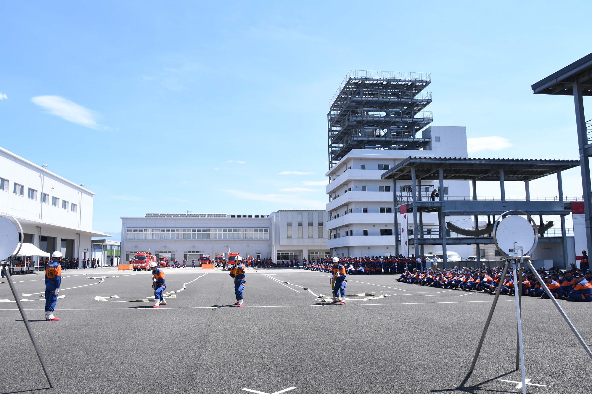 20240707甲府地区支部消防団員総合訓練大会