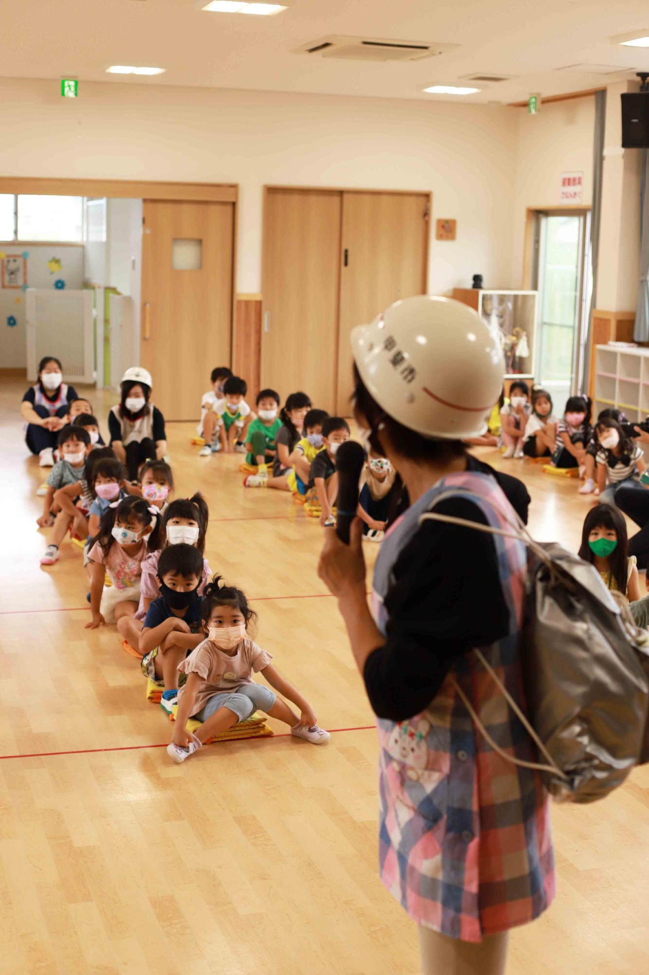 0903竜王東保育園避難訓練