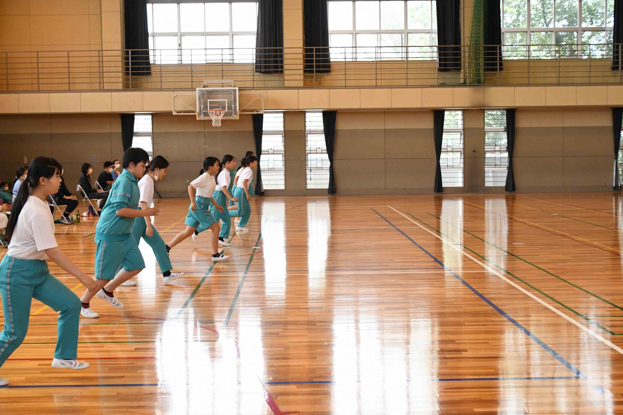 竜王東小学校体力テスト