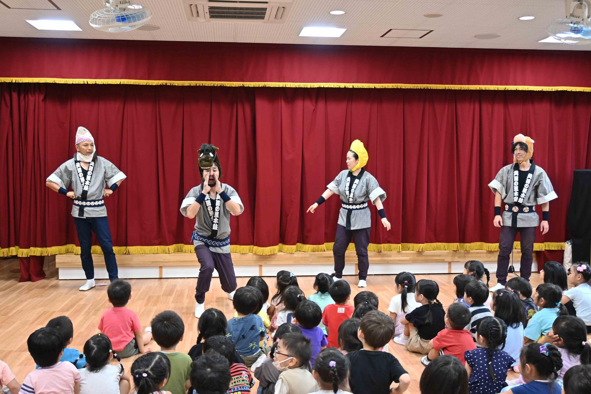 双葉西保育園太鼓であそぼう4816