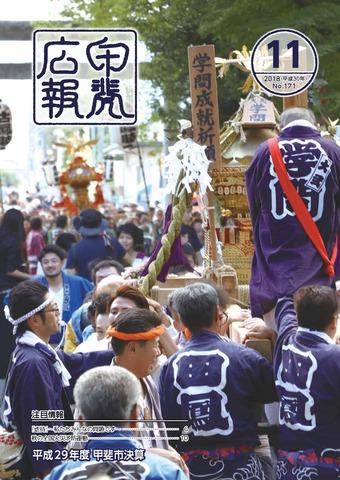 広報平成30年11月号(表紙)の写真