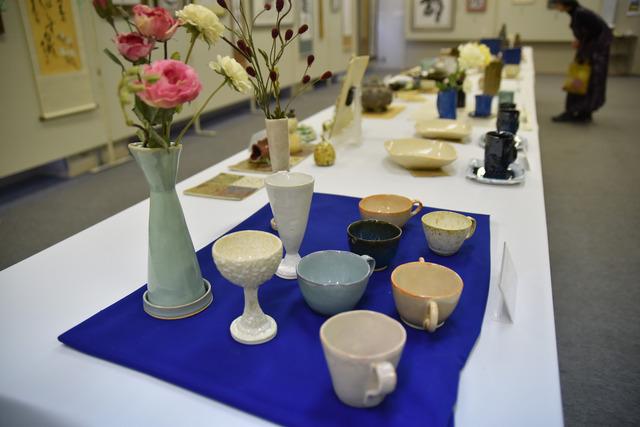 陶芸の展示品の写真