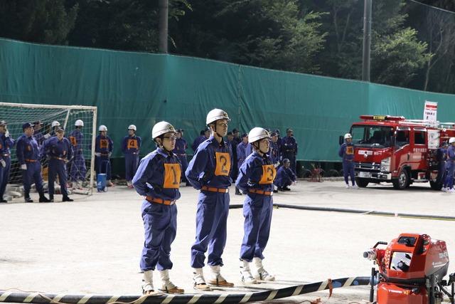 市消防団訓練総見の様子の写真5