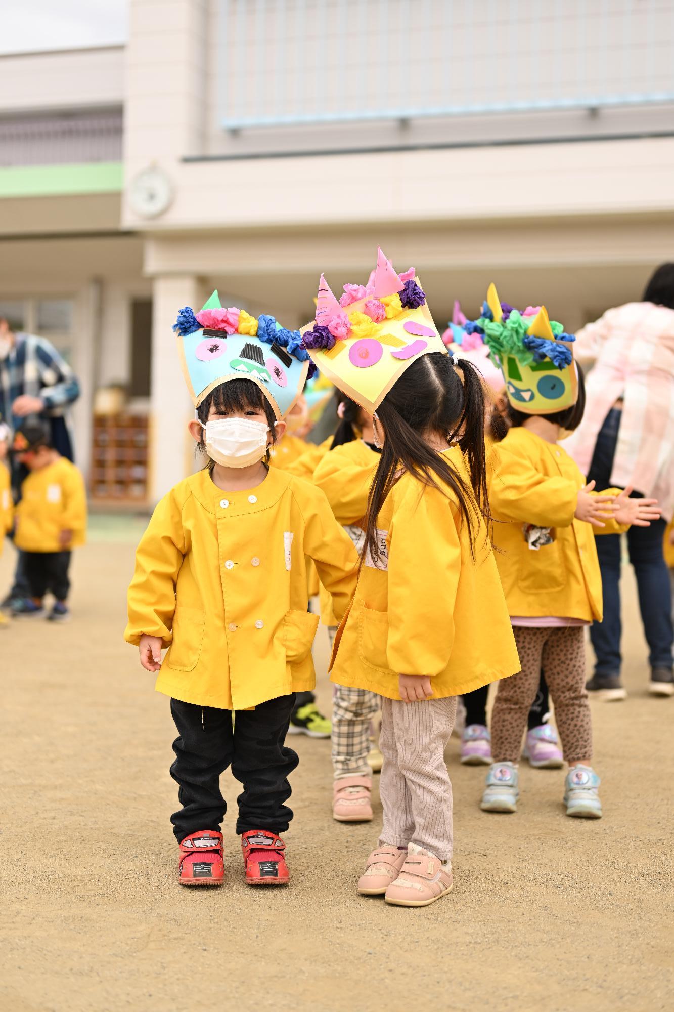 竜王東保育園 豆まき集会