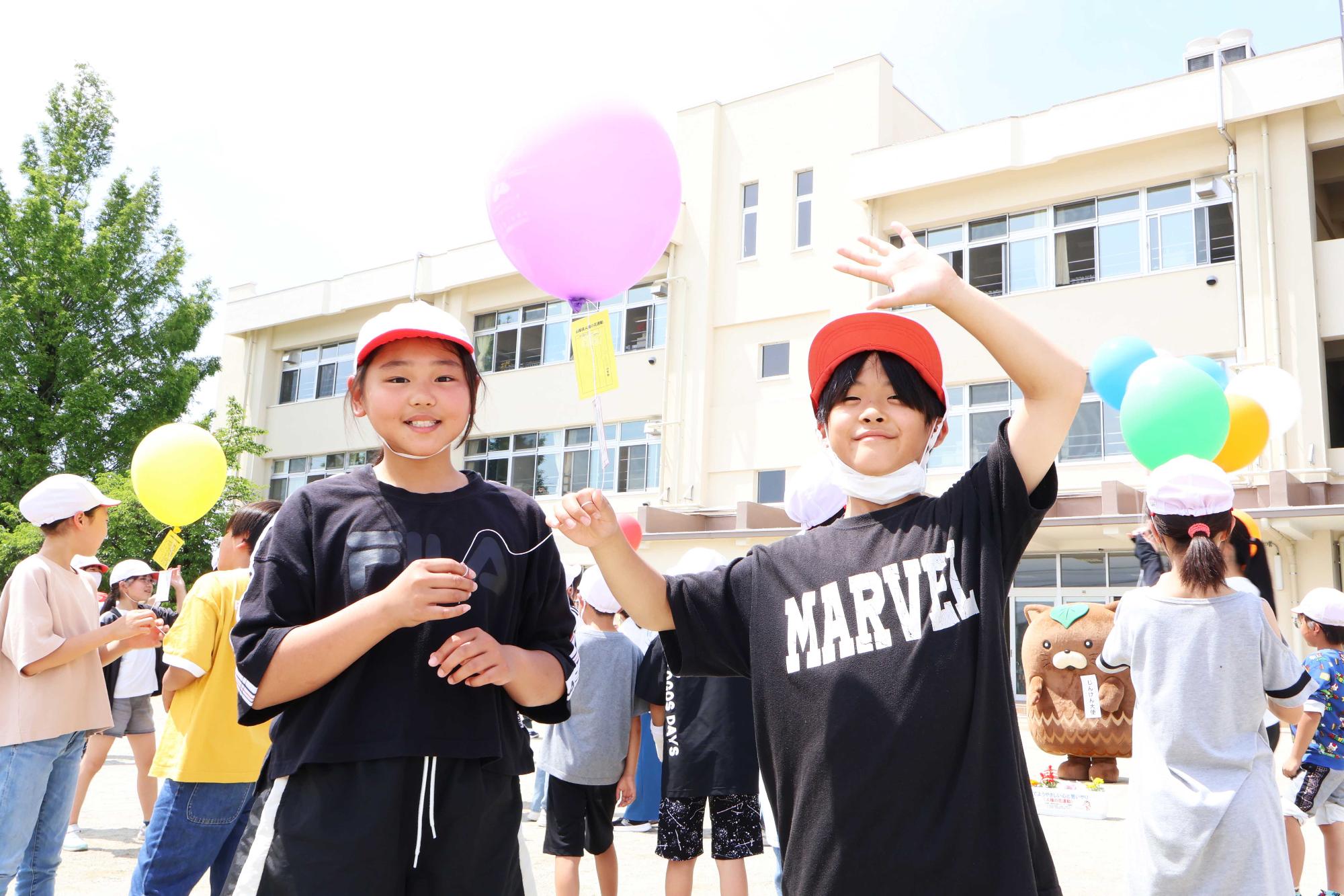 双葉西小学校人権の花