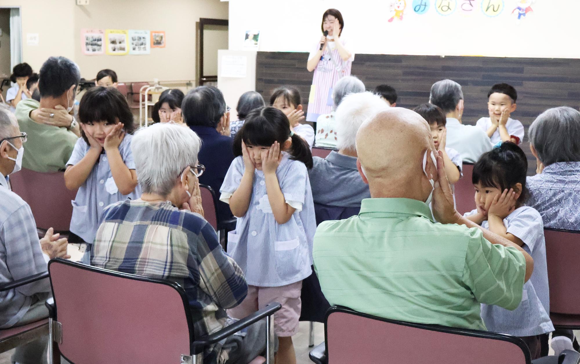 双葉西保育園 ひかりの里訪問