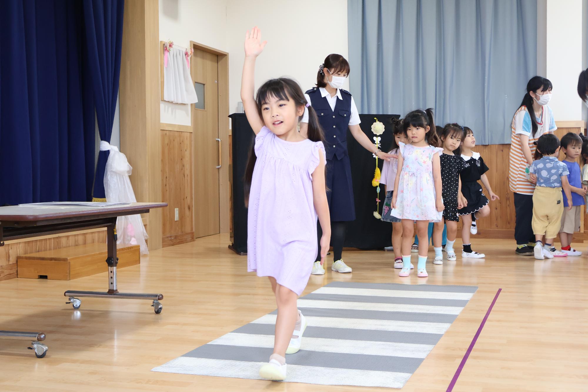竜王東保育園 交通安全教室