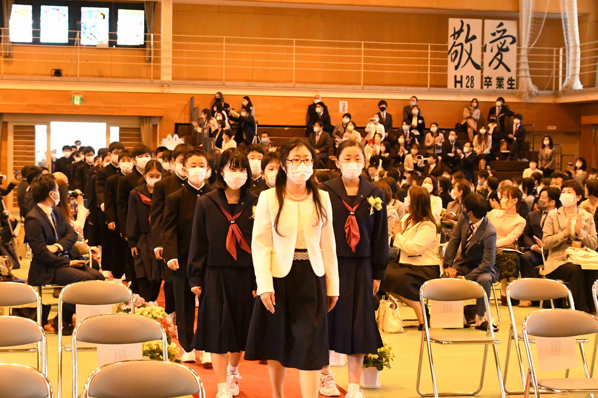 入学式　中学生 一貫4年生入学式挙行 | YASUDA NEWS | 安田学園中学校・高等学校