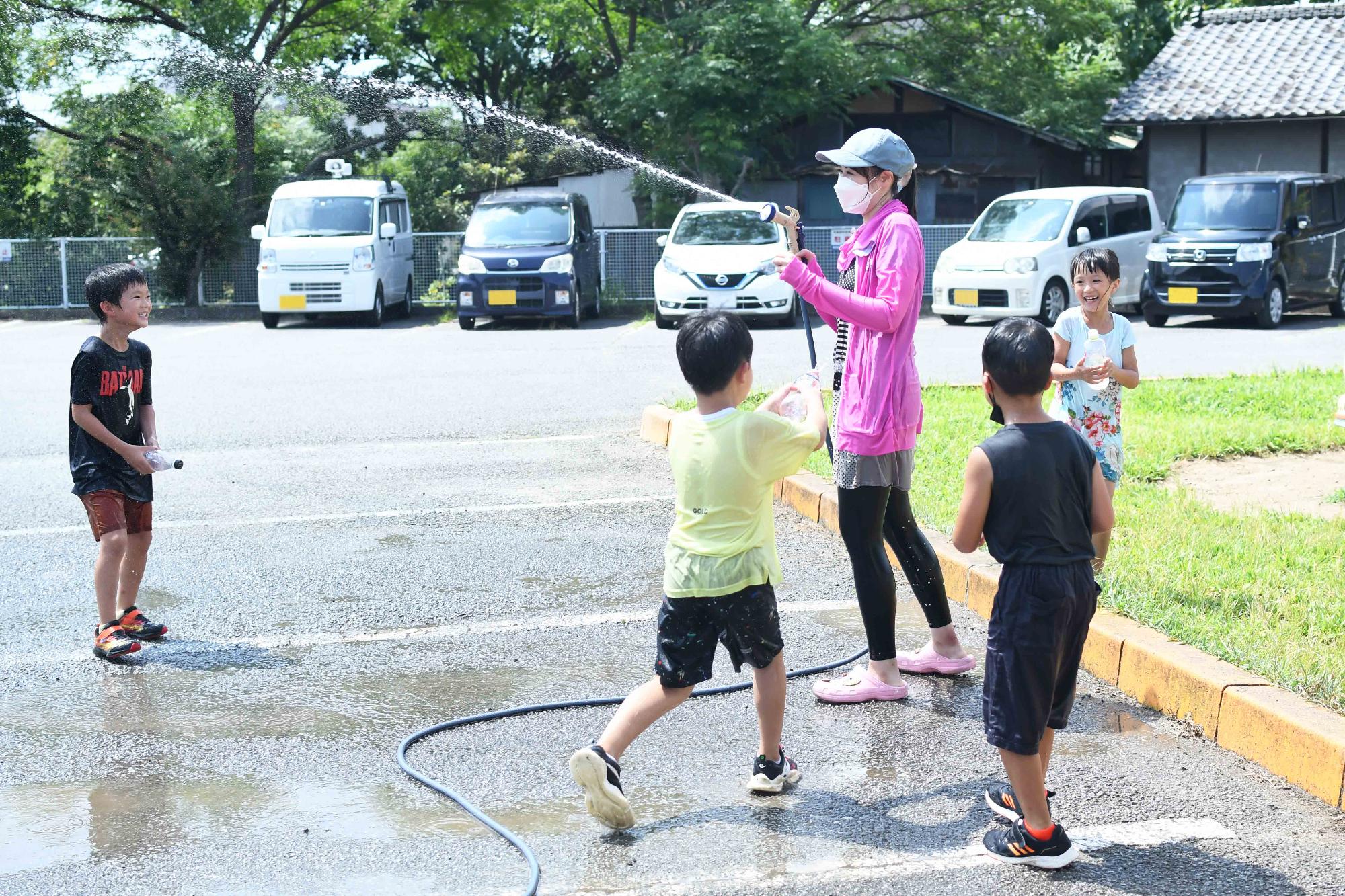 20220810双葉西児童館水遊び