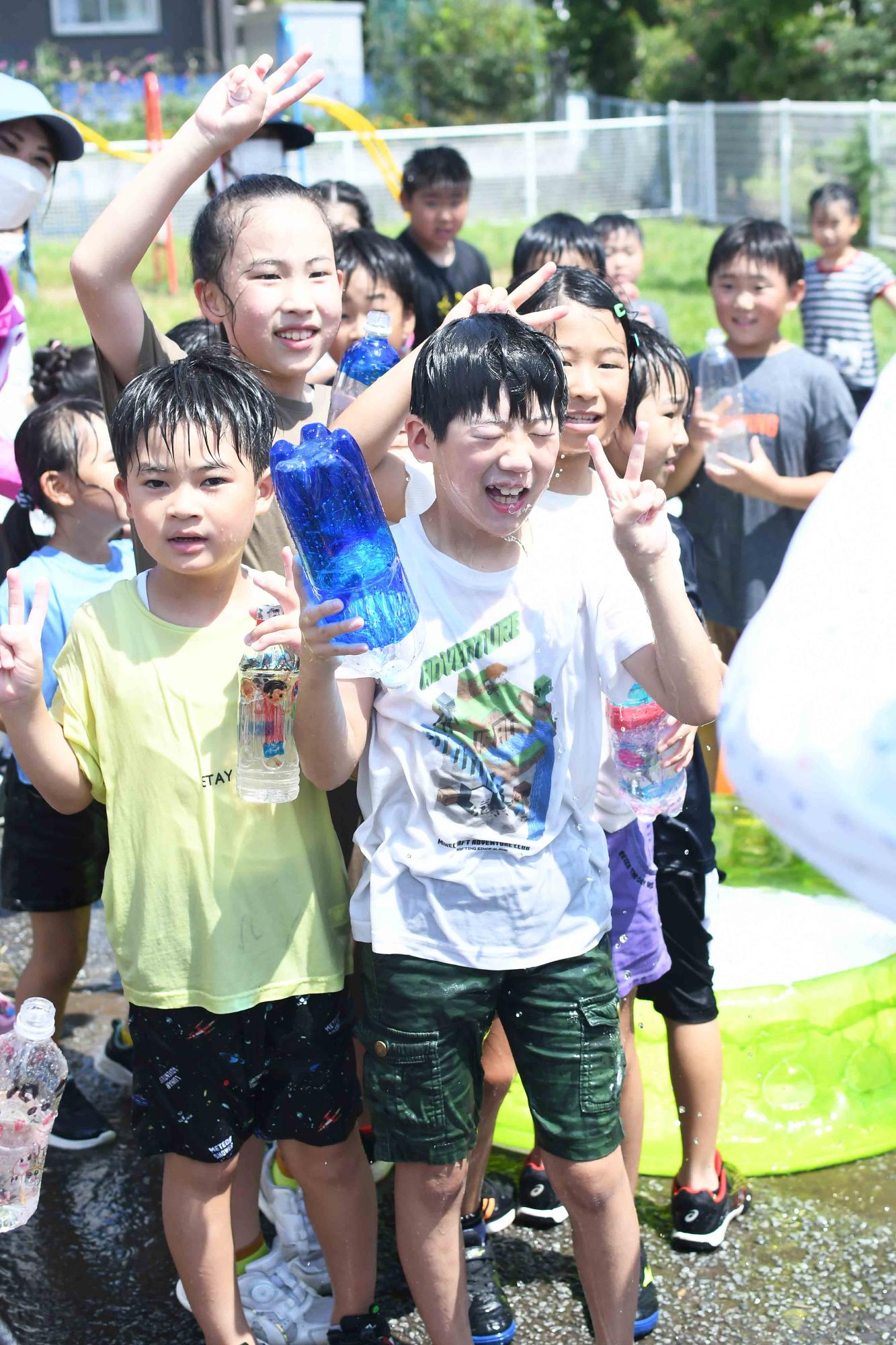 20220810双葉西児童館水遊び