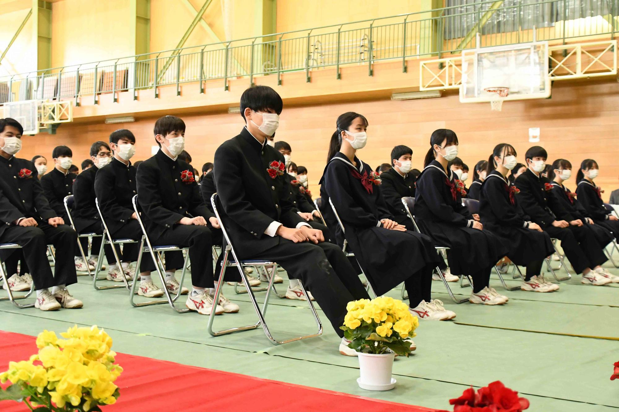 20230309竜王中学校卒業式