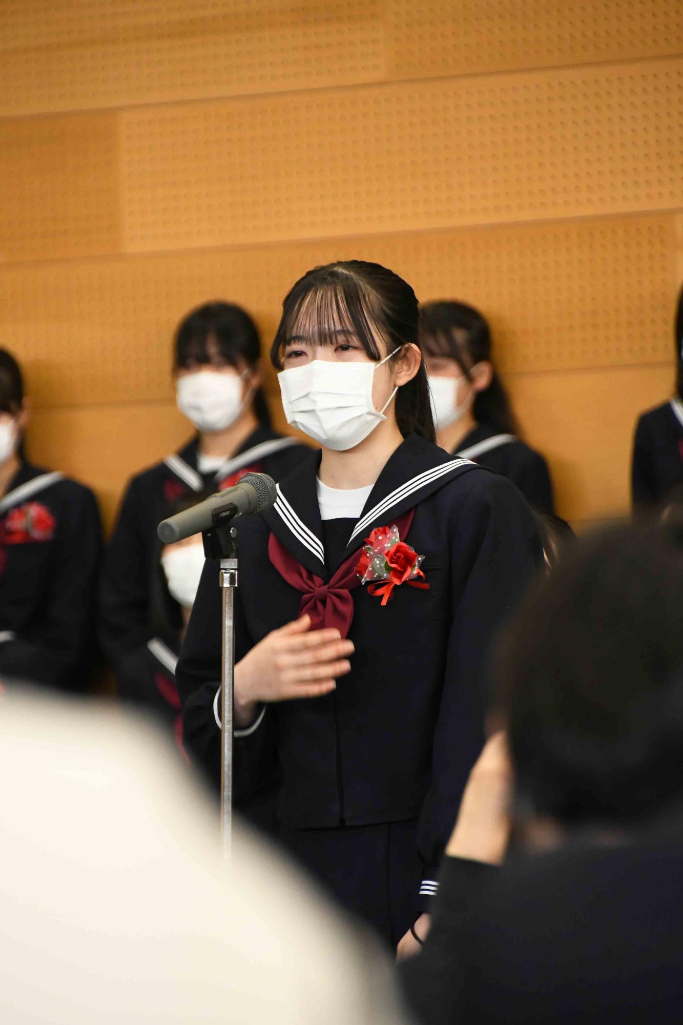 20230309竜王中学校卒業式