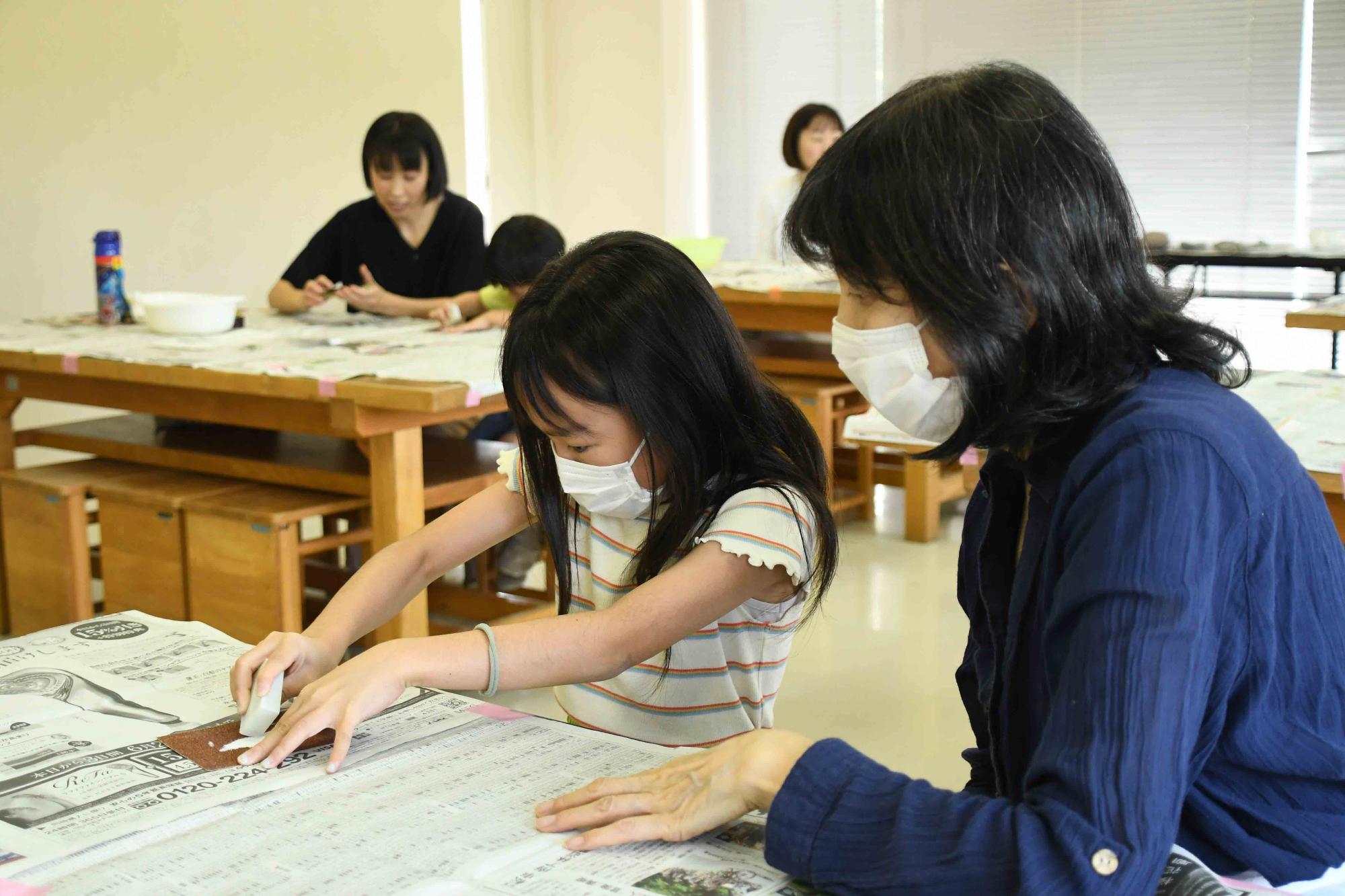 20230822親子で豪華なまがたま作り