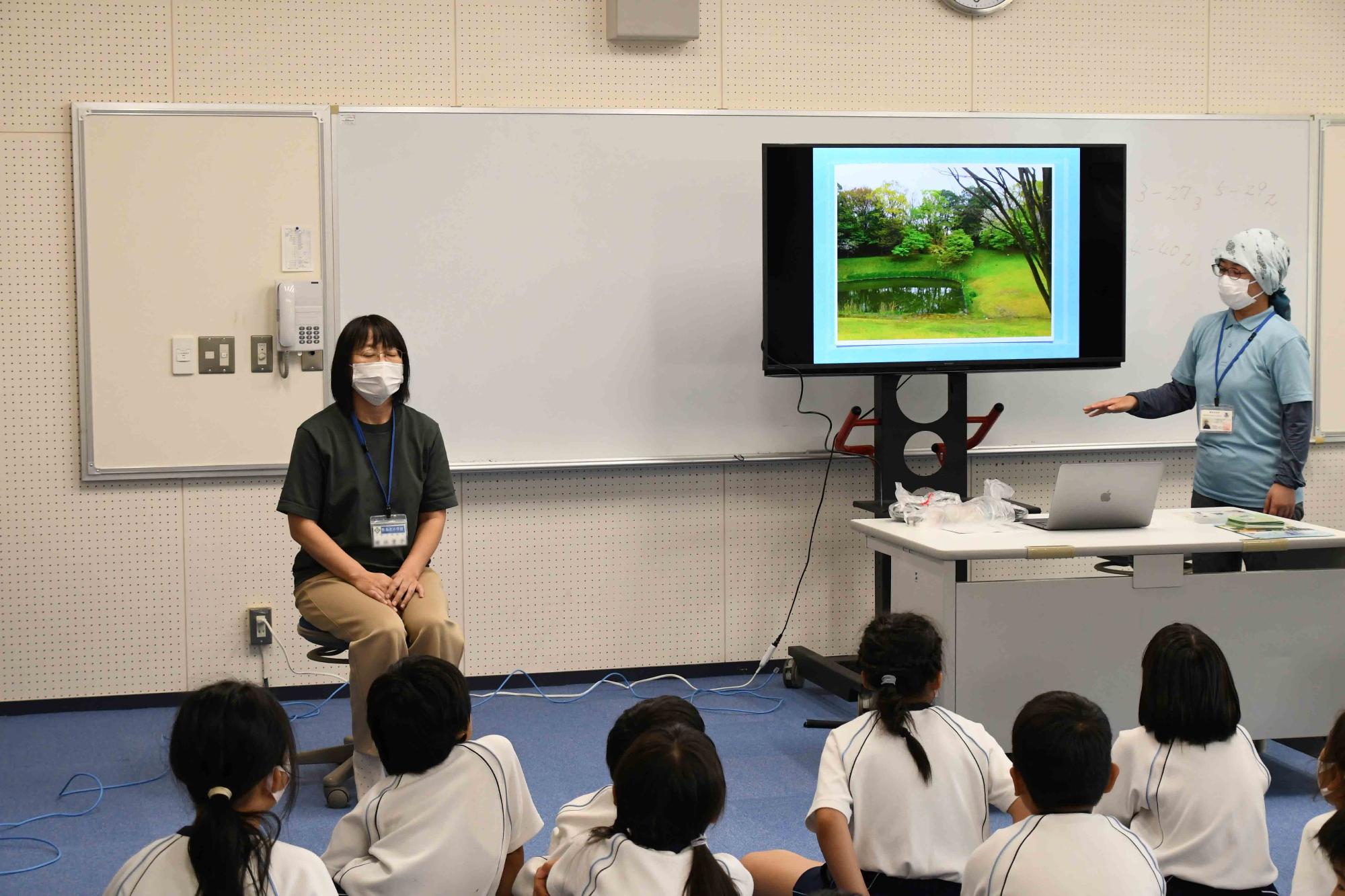 20230907敷島北小学校白杖体験