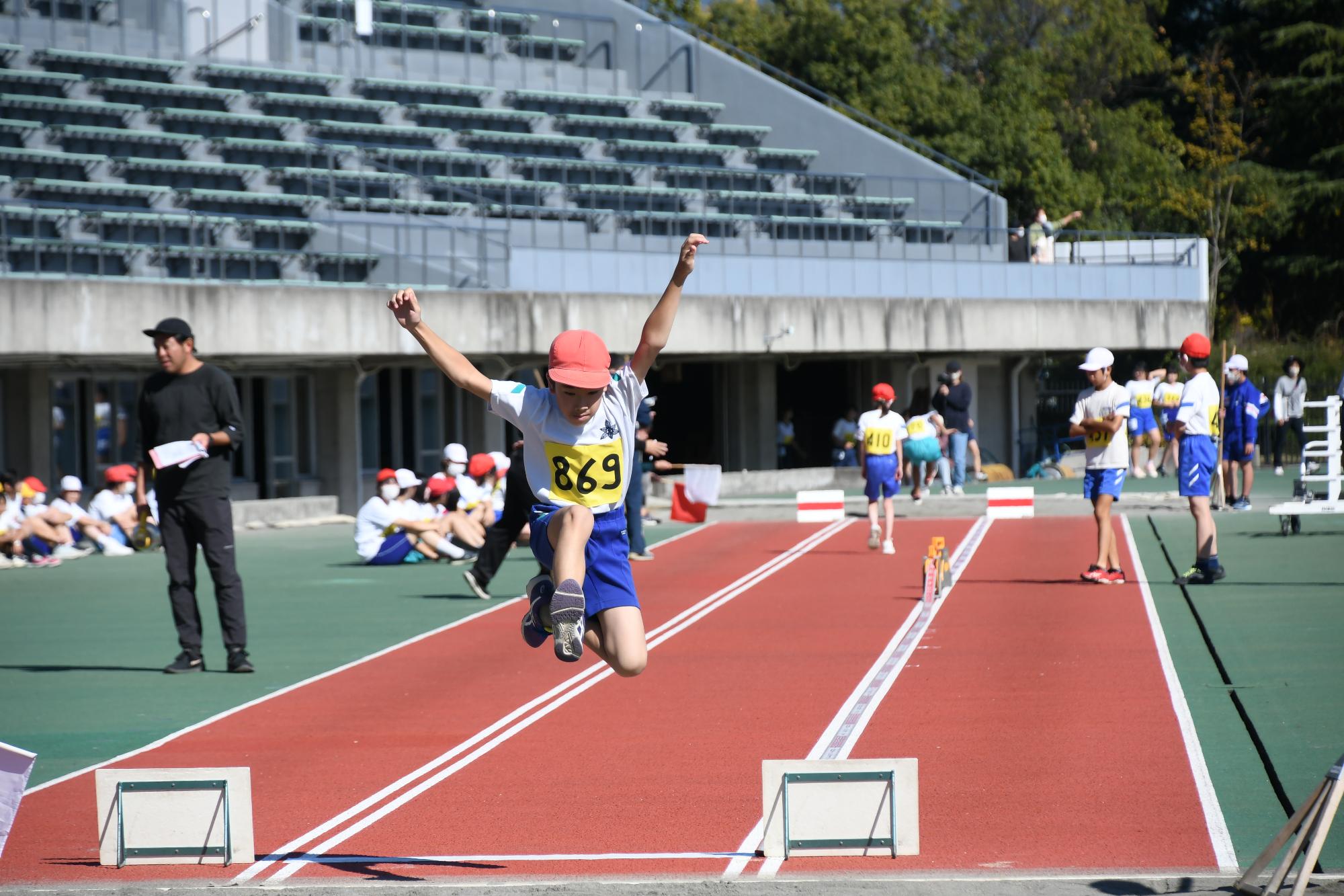 20231024市内小学校陸上記録会