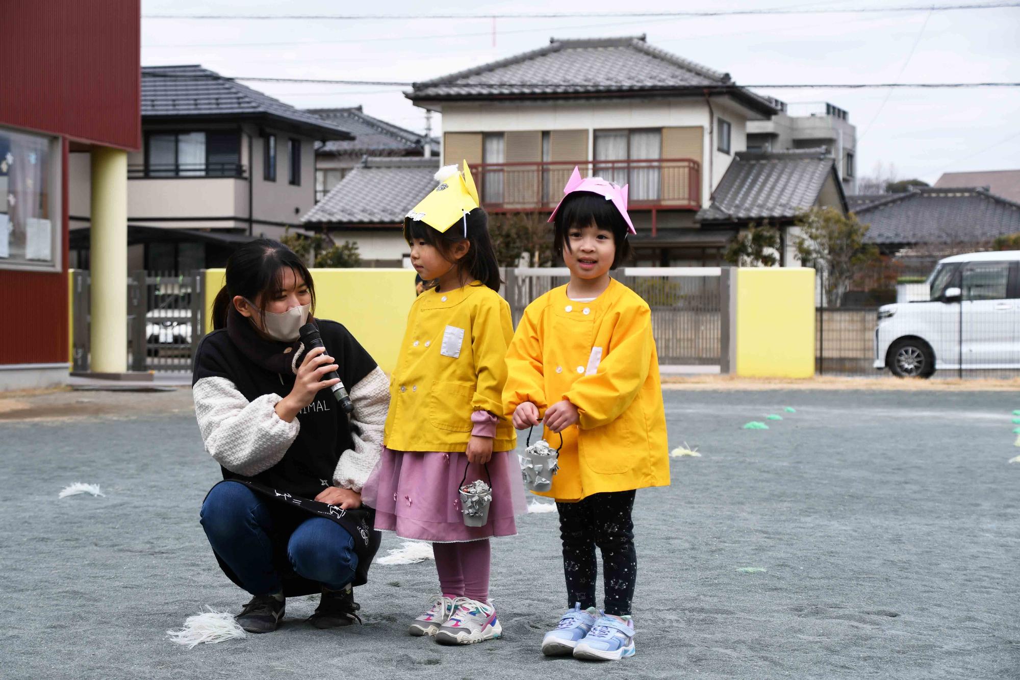 20240202竜王北保育園豆まき集会