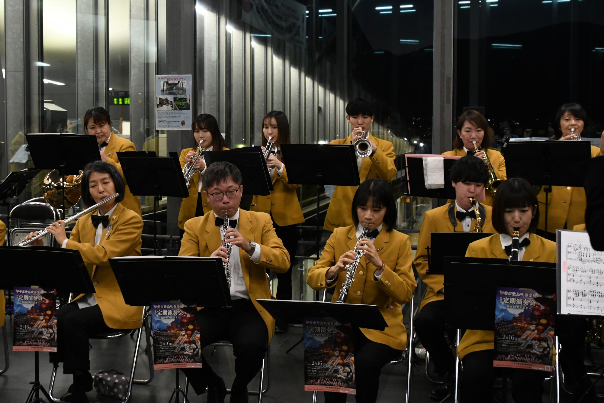 20241109竜王駅イルミネーション点灯式