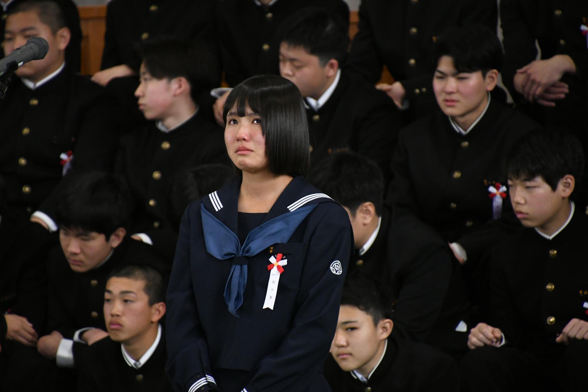 20250312双葉中学校卒業式