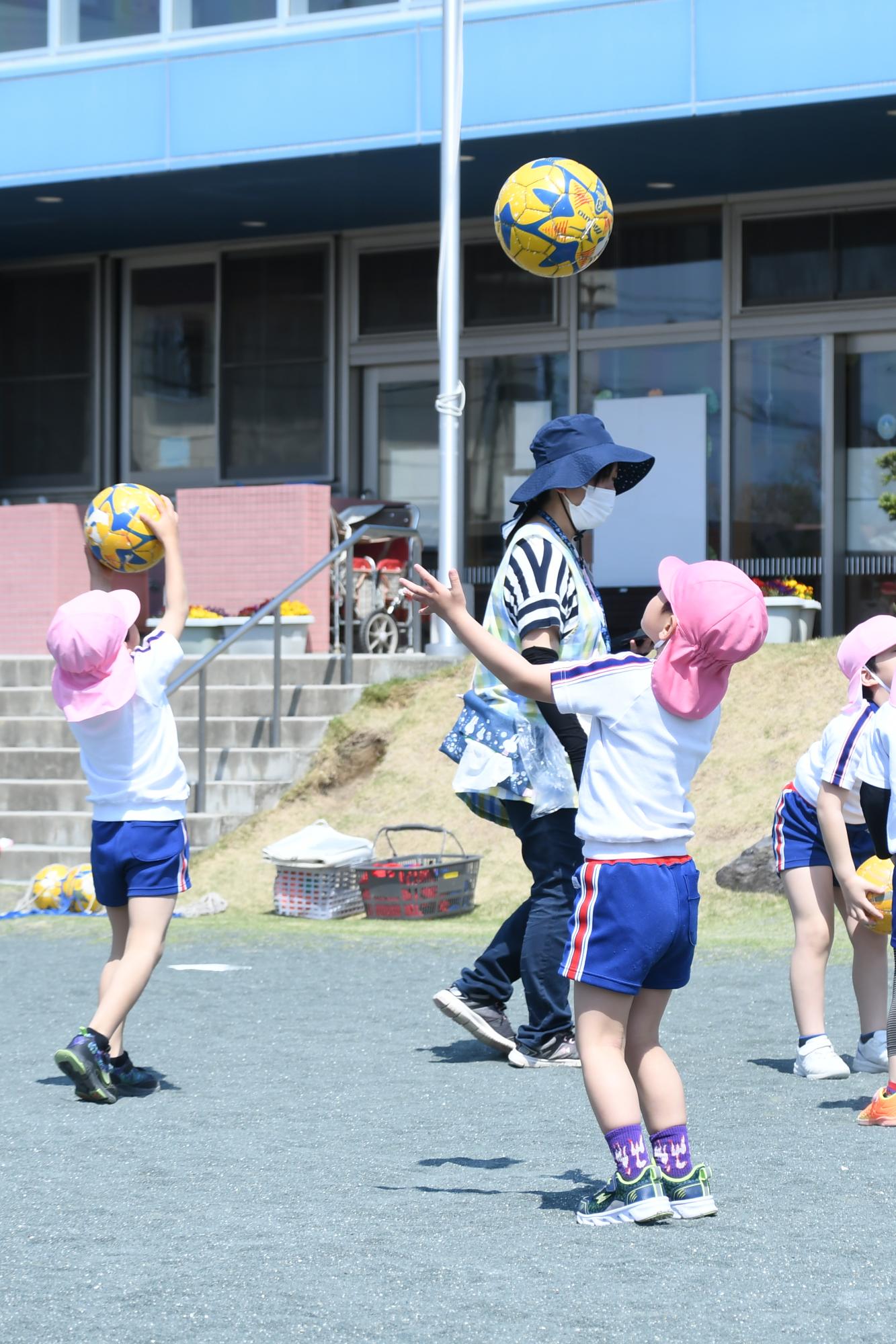 20250417敷島保育園サッカー教室
