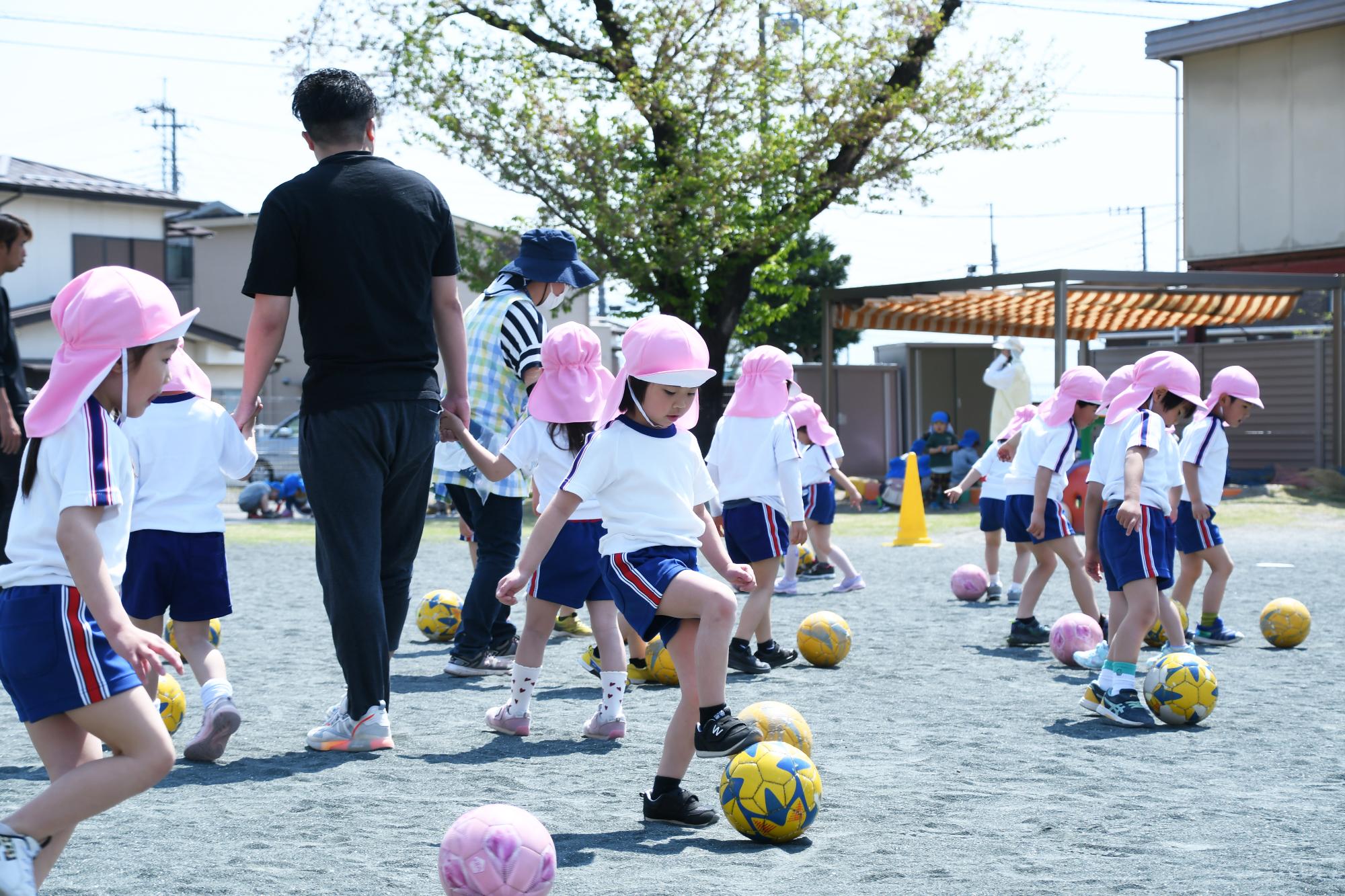 20250417敷島保育園サッカー教室