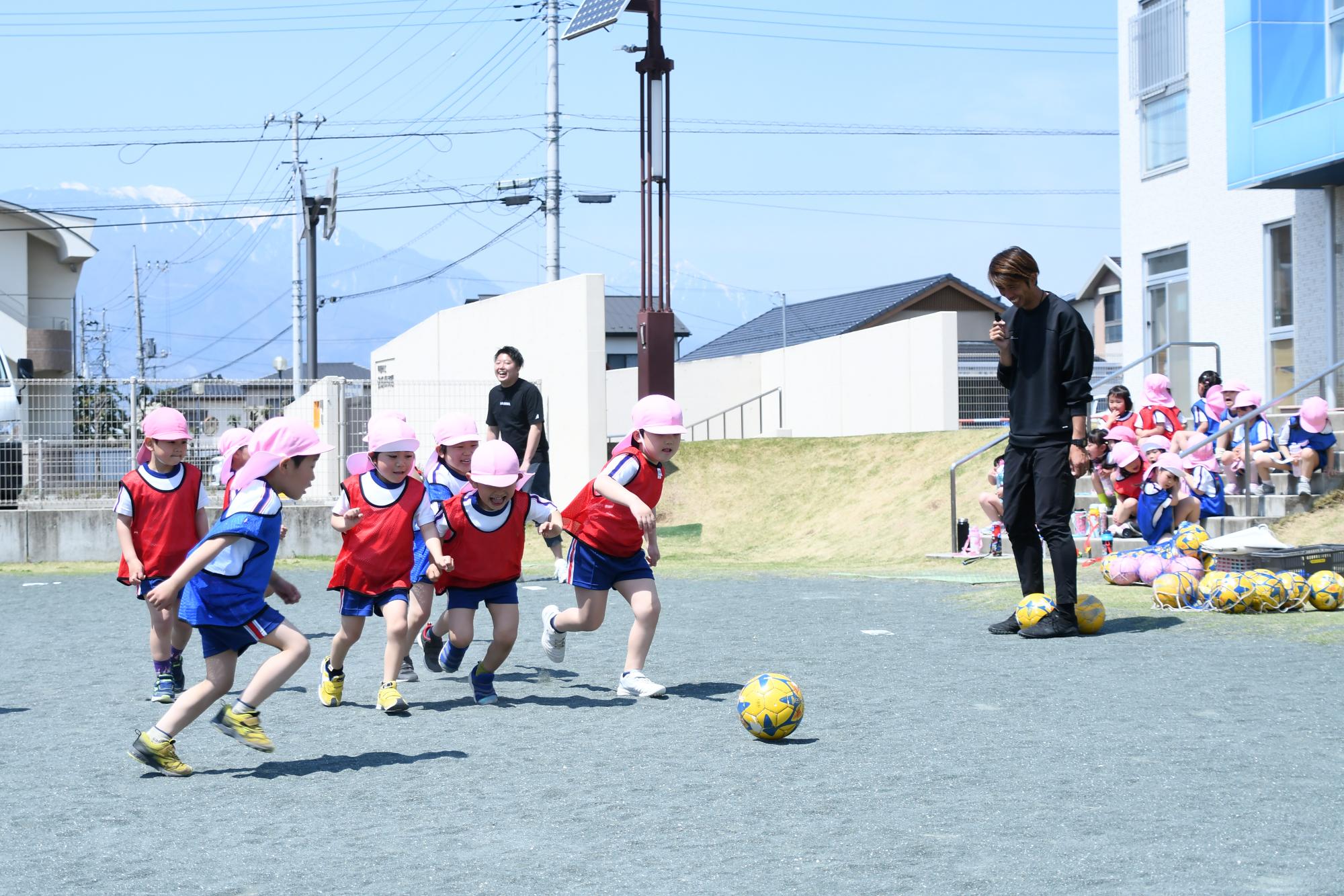 20250417敷島保育園サッカー教室
