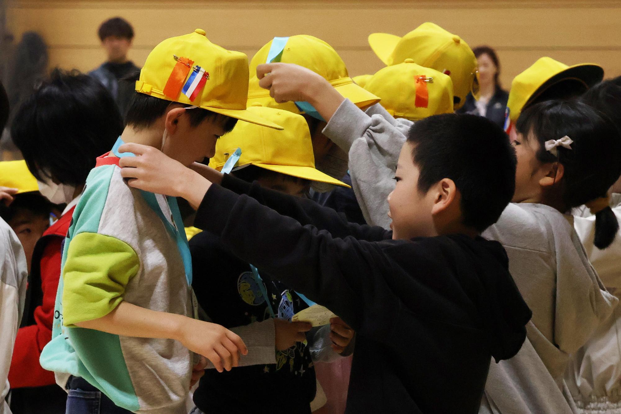20250423竜王西小1年生を迎える会