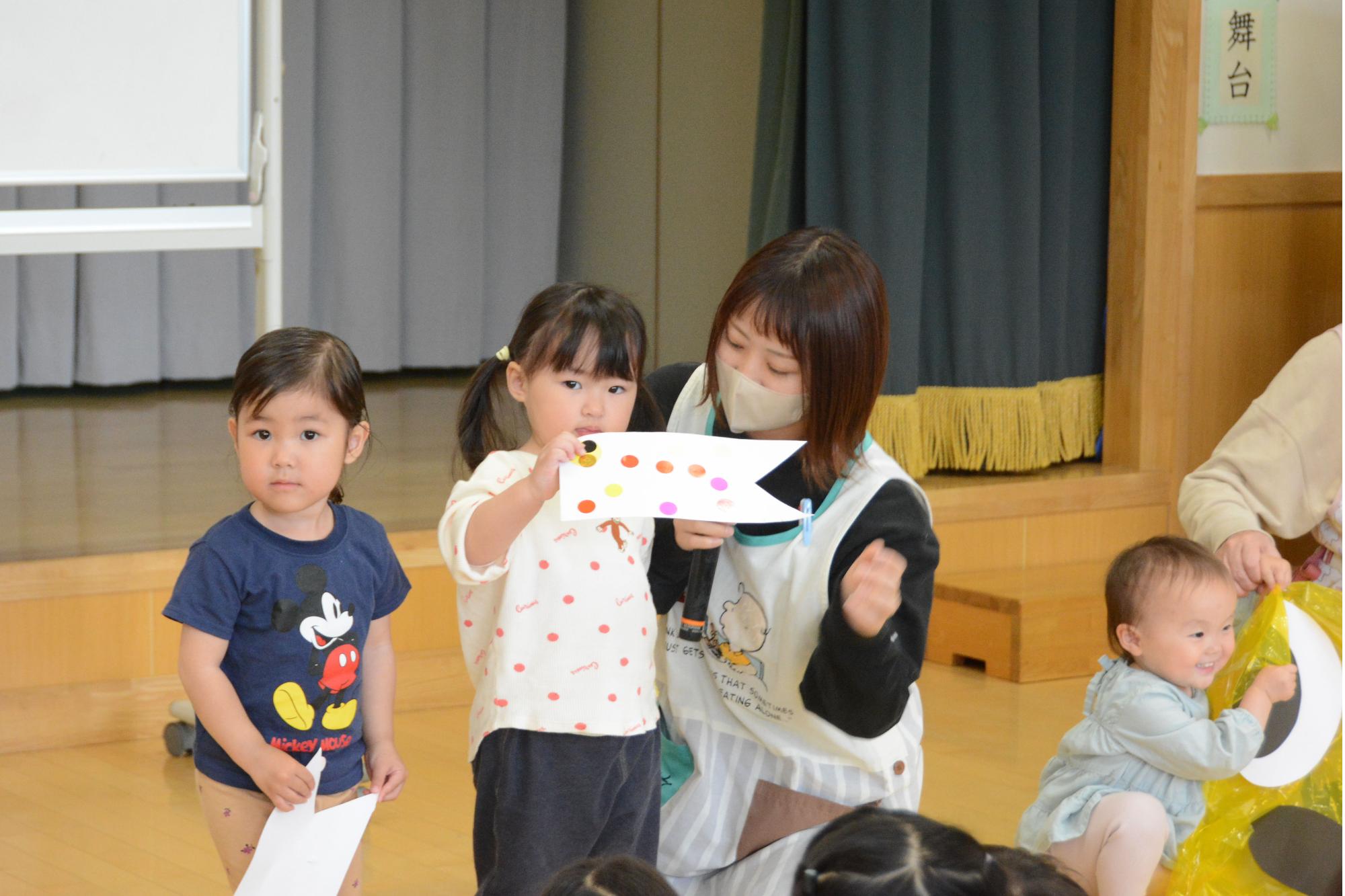 竜王中央保育園こいのぼり集会
