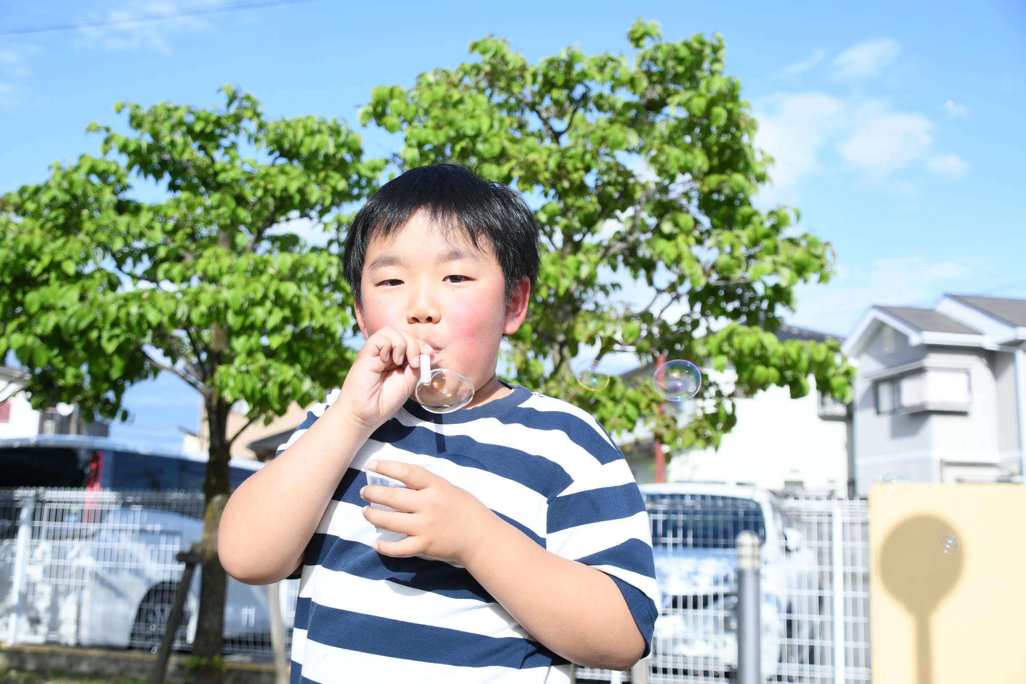 20250507玉幡児童館しゃぼん玉遊び