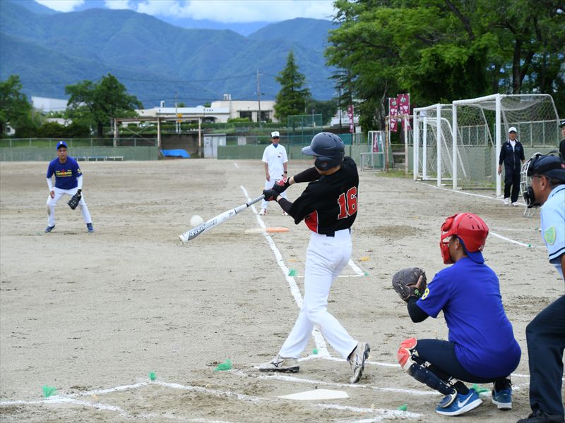 ソフトボール大会ホームラン