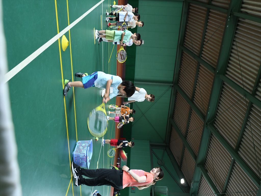 甲斐市キッズテニス教室は満員御礼