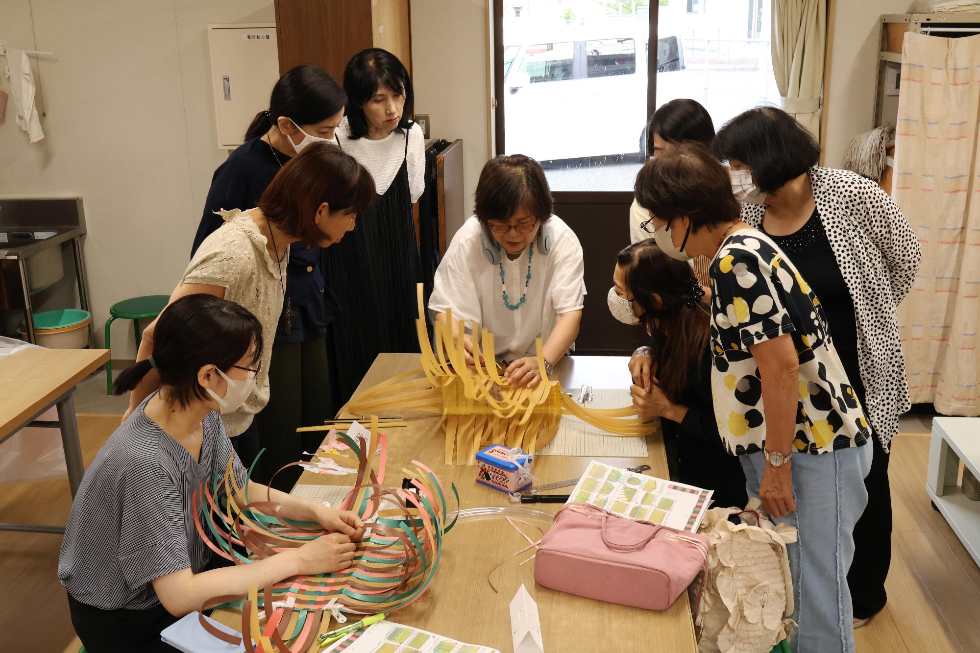 20250710かごバッグを作ろう