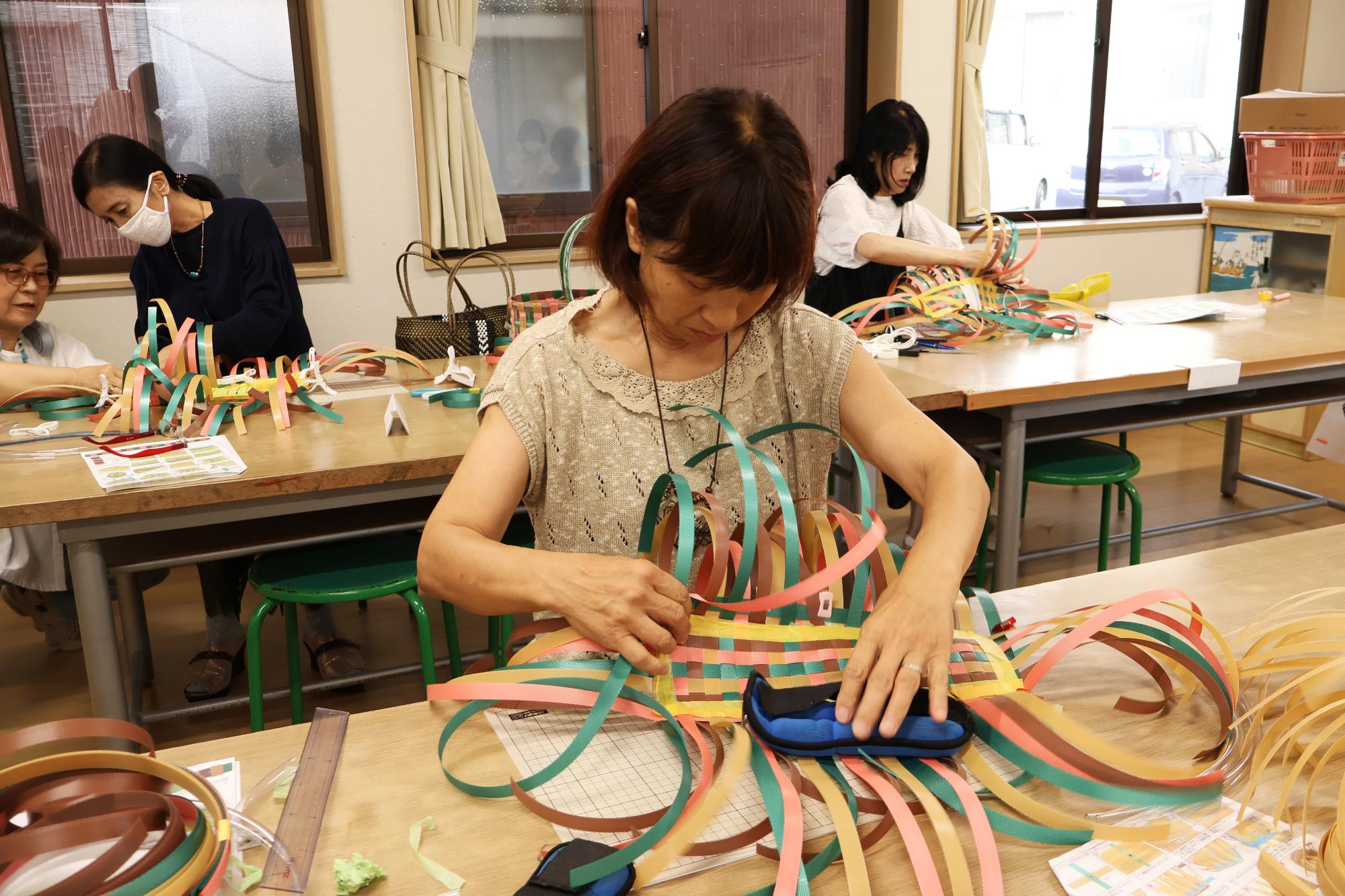20250710かごバッグを作ろう