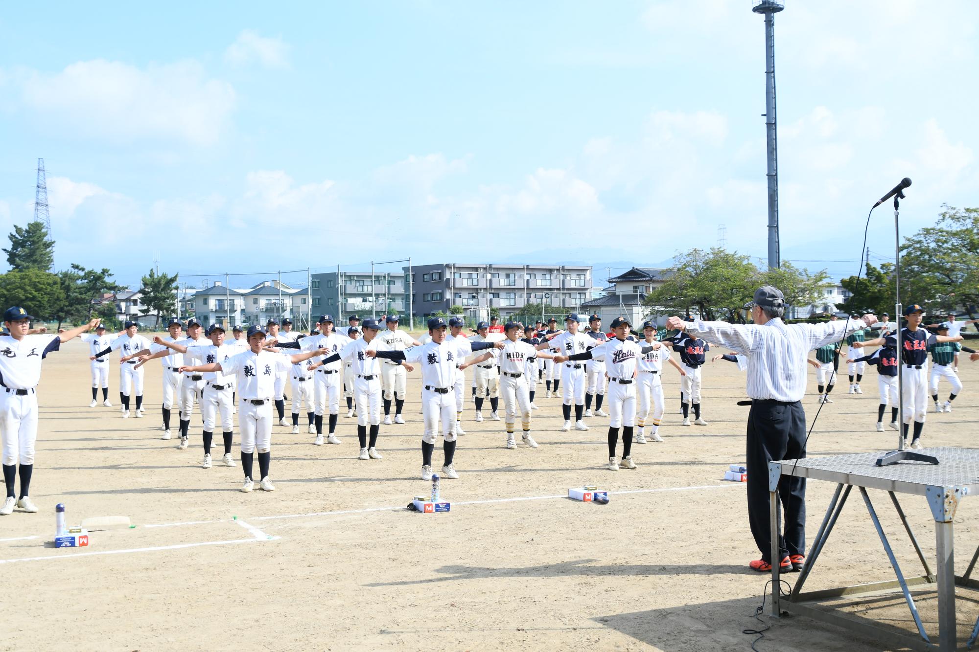 20250823市内中学生交流野球大会
