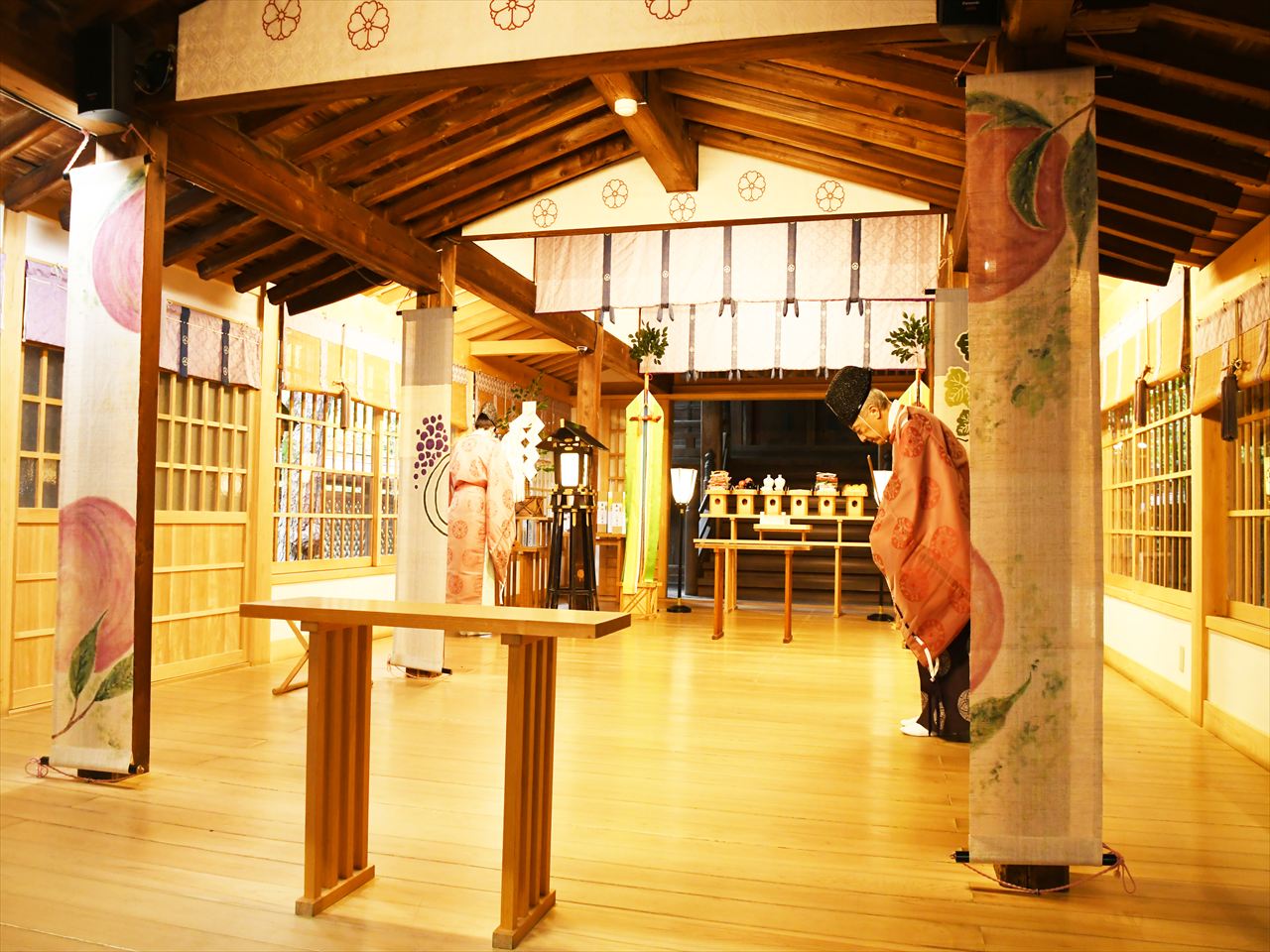 古屋宮司による祈祷